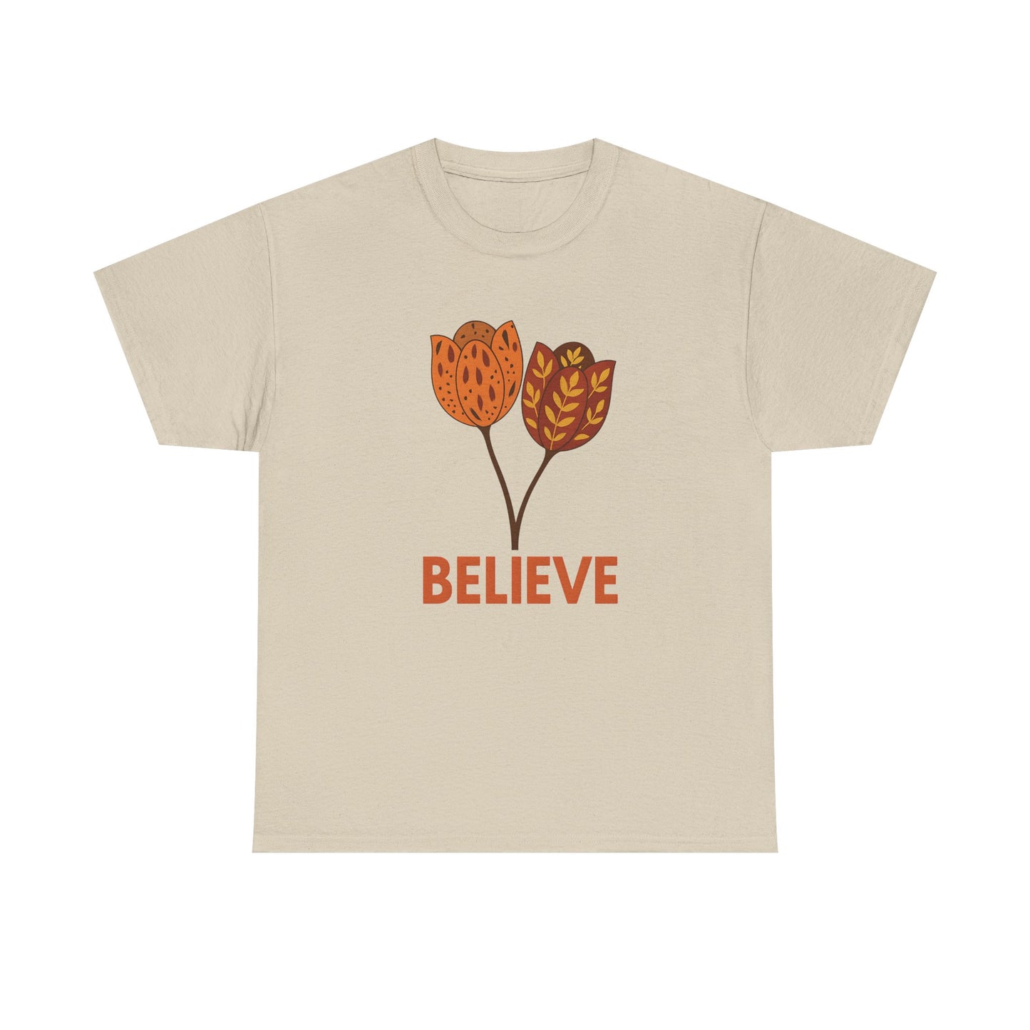 Believe in Yourself Floral Tee, Inspirational Shirt, Motivational Gift, Everyday Wear, Perfect for Spring