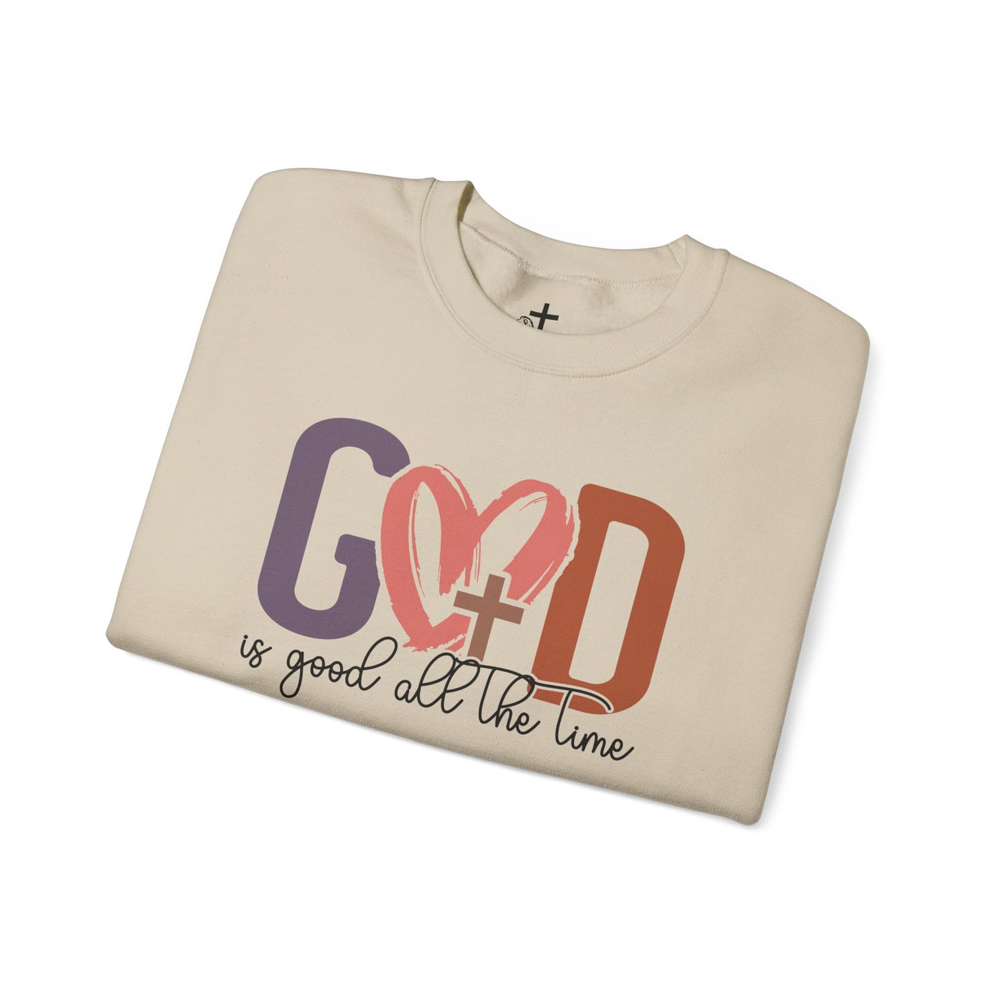 Faith-Inspired Crewneck Sweatshirt - God is Good, Unisex Sweatshirt, Religious Apparel, Everyday Comfort, Inspirational Gift