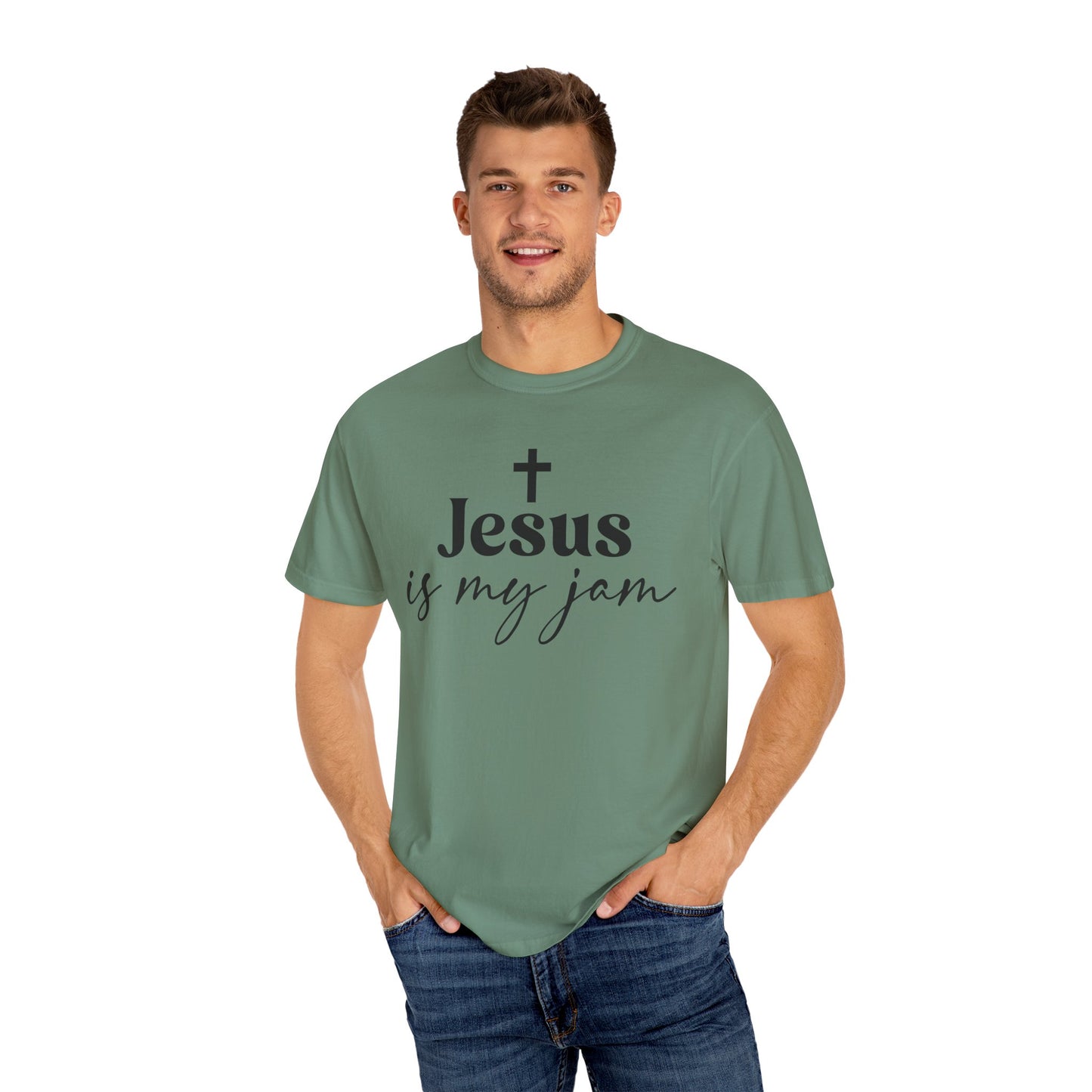 Unisex Garment-Dyed T-shirt, Christian Apparel, Jesus tee, Faith based apparel, Christian gift