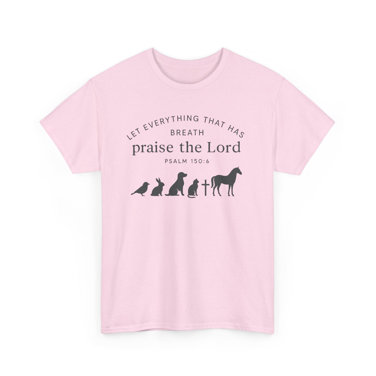 Inspirational Animal Praise Tee, Unisex Cotton T-Shirt, Christian Gifts, Nature Lover Apparel, Faith-Based Outfit