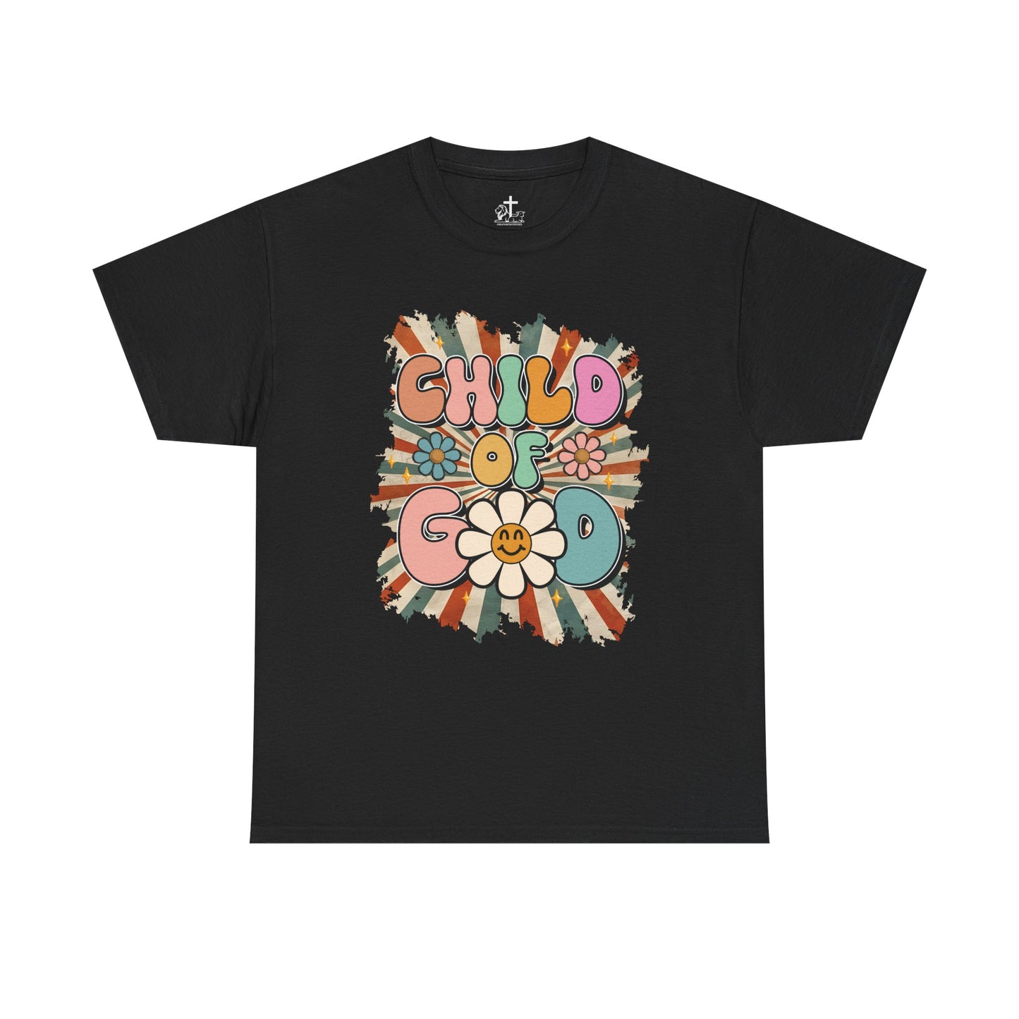 Child of God Unisex Heavy Cotton Tee - Vintage Vibe, Boho Fashion, Gift for Friends, Summer Style, Eco-Friendly T-Shirt