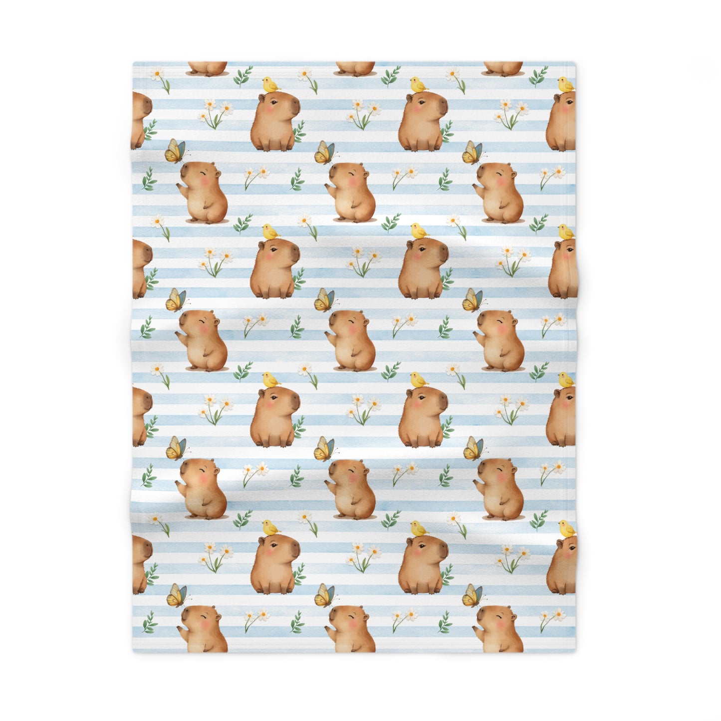 Cute Animal Soft Fleece Baby Blanket, Ideal for Nursery, Baby Shower Gift, Cozy for Newborns, Machine Washable, Perfect for All Seasons