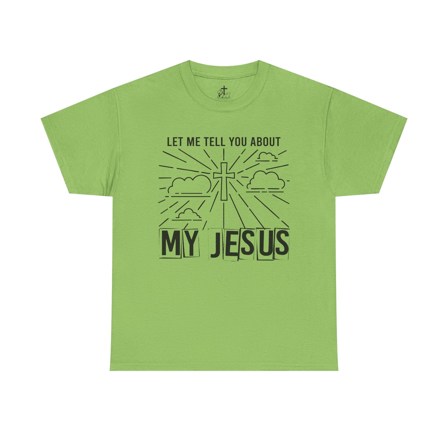Christian Faith Cotton Tee, Unisex Spiritual Shirt, Inspirational Gift Tee, Religious Humor T-Shirt, My Jesus Quote