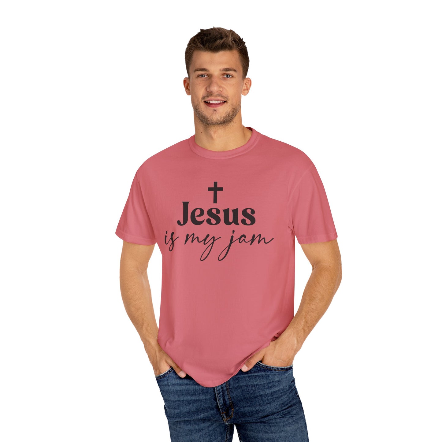 Unisex Garment-Dyed T-shirt, Christian Apparel, Jesus tee, Faith based apparel, Christian gift