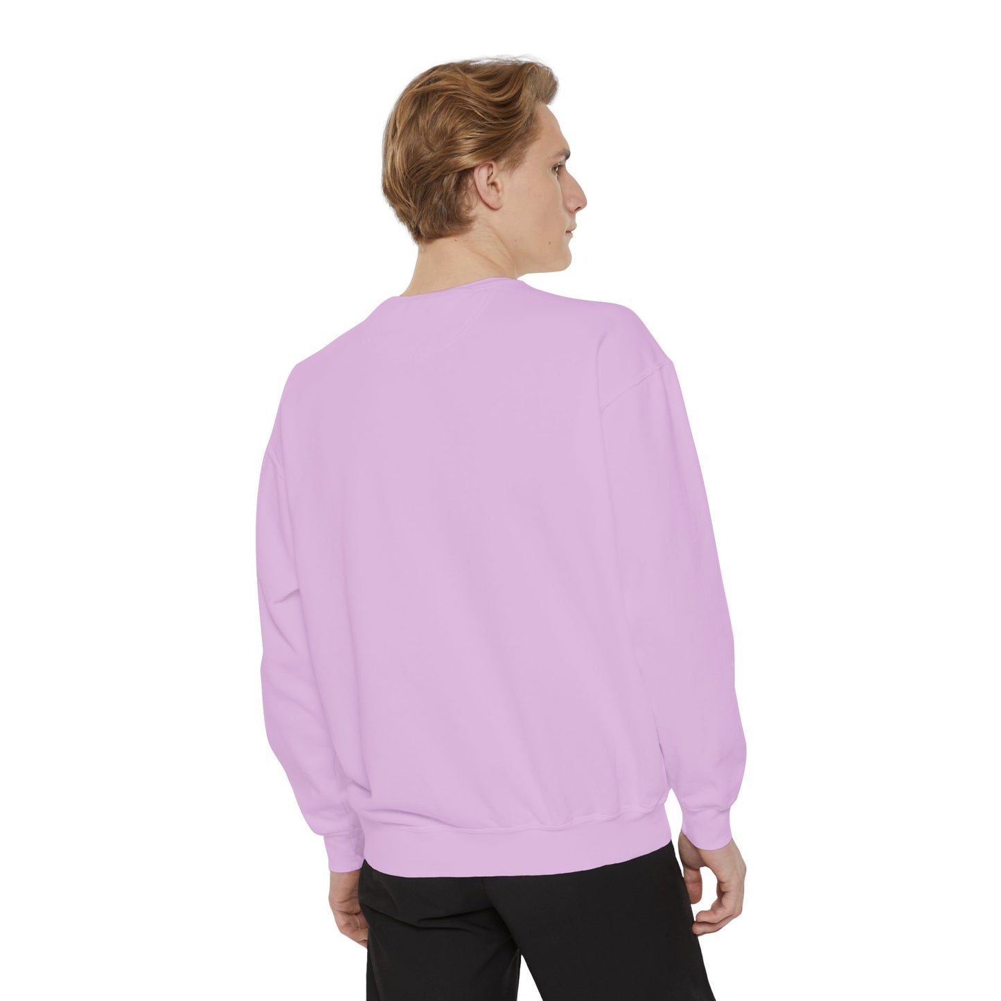 Unisex Motivational Sweatshirt - Be the Light, Garment-Dyed, Cozy Fall Style, Inspirational Gift, Christian Apparel, Everyday Wear