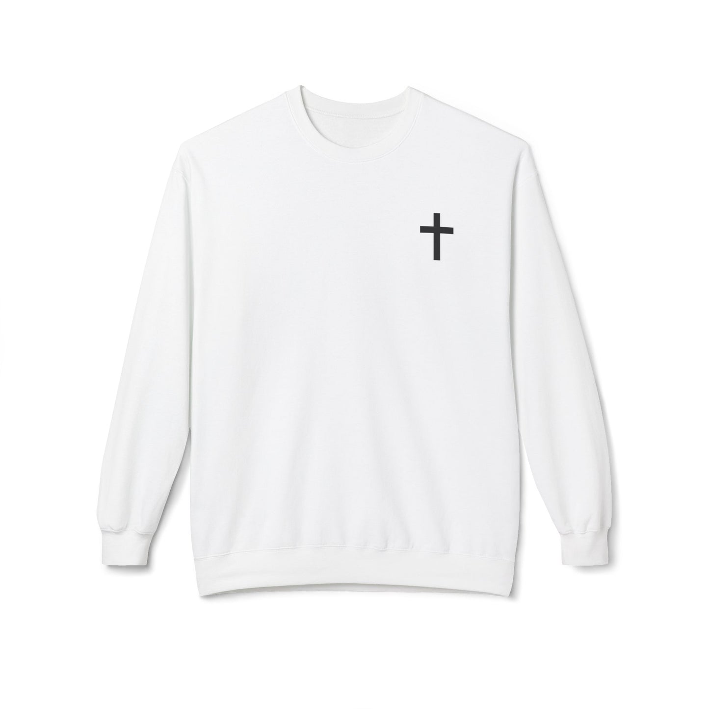 Faith-Inspired Prayer Warrior Sweatshirt, Unisex Crewneck, Cozy Fleece, Perfect for Church, Gift for Believers, Spiritual Fashion