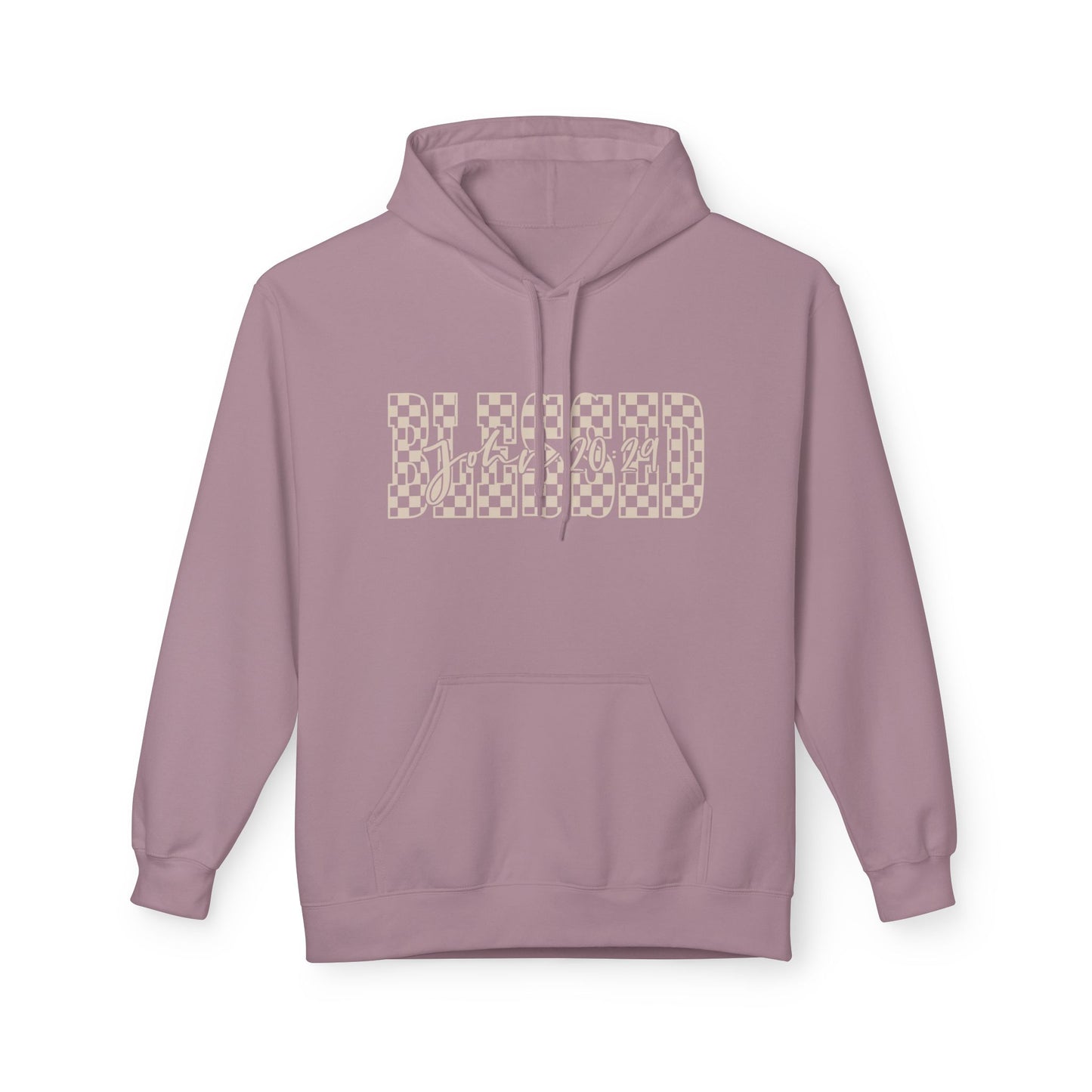 Blessed Softstyle Fleece Hoodie, Cozy Streetwear, Unisex Casual Wear, Faith-Inspired Apparel, Perfect Gift for Holidays, Everyday Comfort