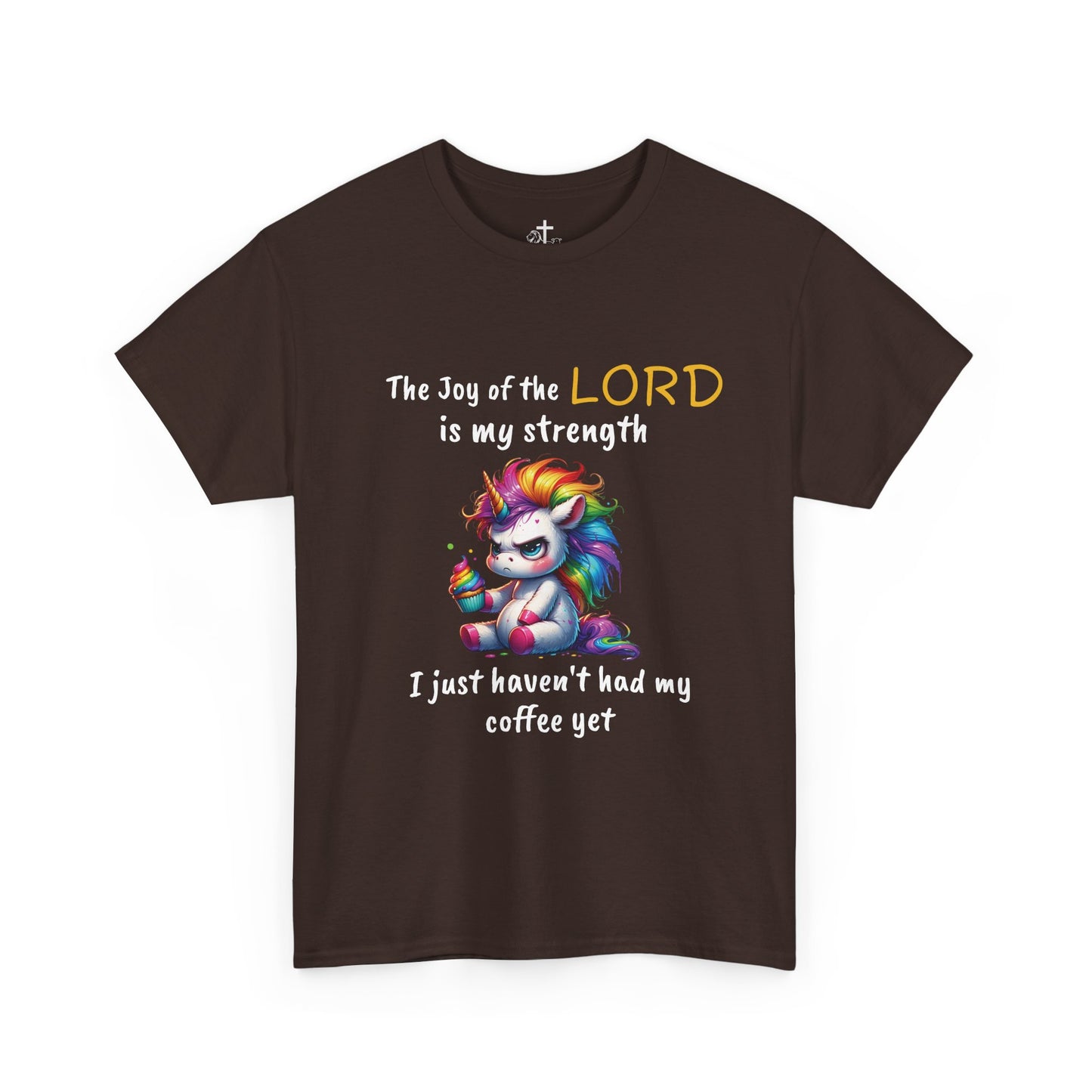 Christian Unisex Tee - Colorful Strength Design, Inspirational Gift, Coffee Lovers T-Shirt, Faith-Based Apparel, Casual Wear, funny tee