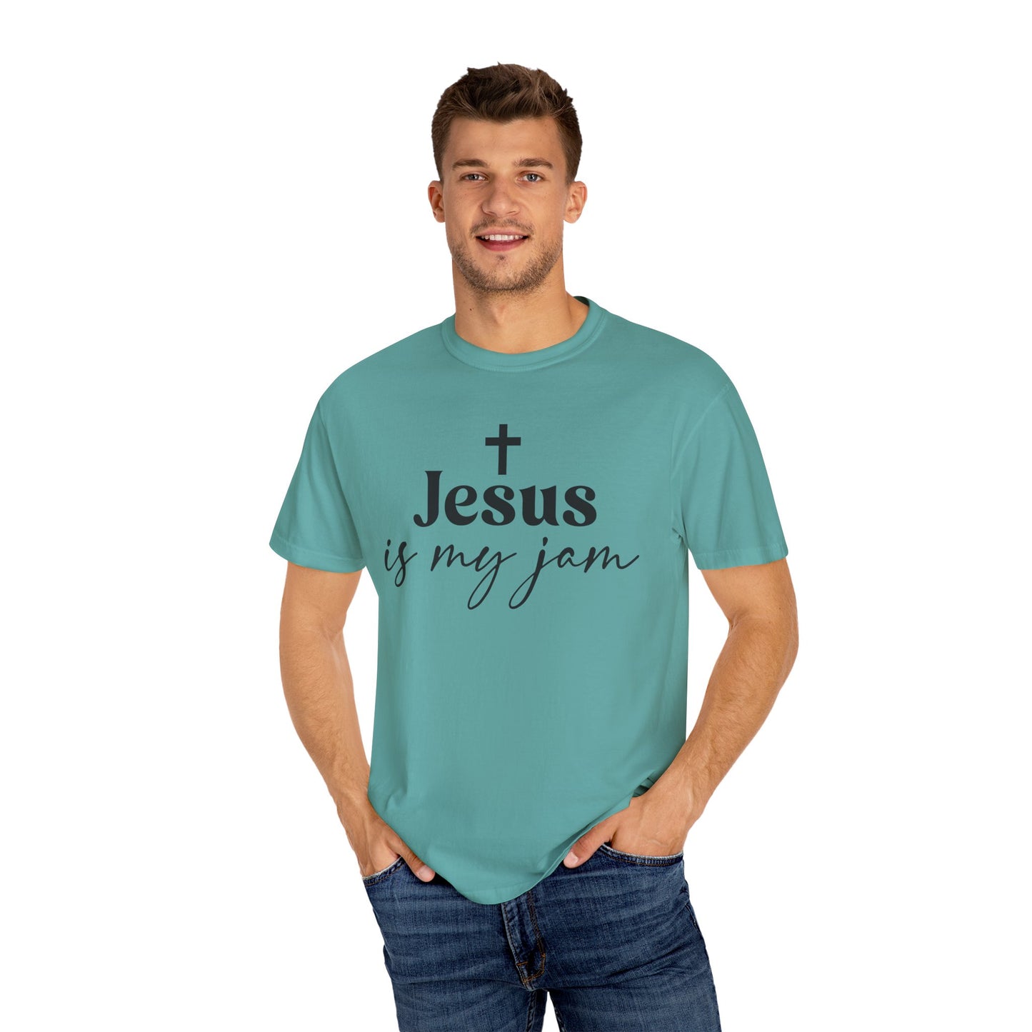 Unisex Garment-Dyed T-shirt, Christian Apparel, Jesus tee, Faith based apparel, Christian gift