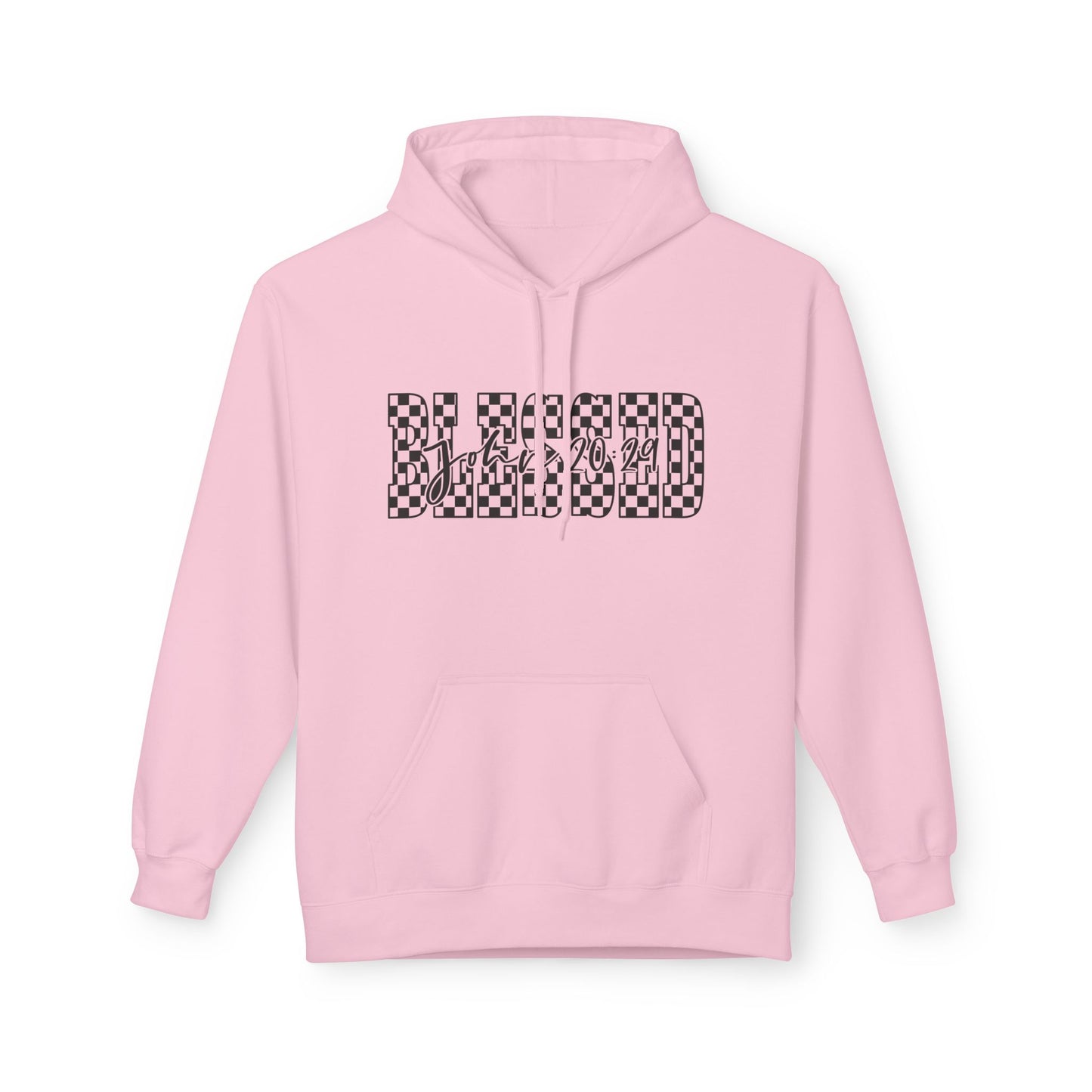Blessed Softstyle Fleece Hoodie, Cozy Streetwear, Unisex Casual Wear, Faith-Inspired Apparel, Perfect Gift for Holidays, Everyday Comfort