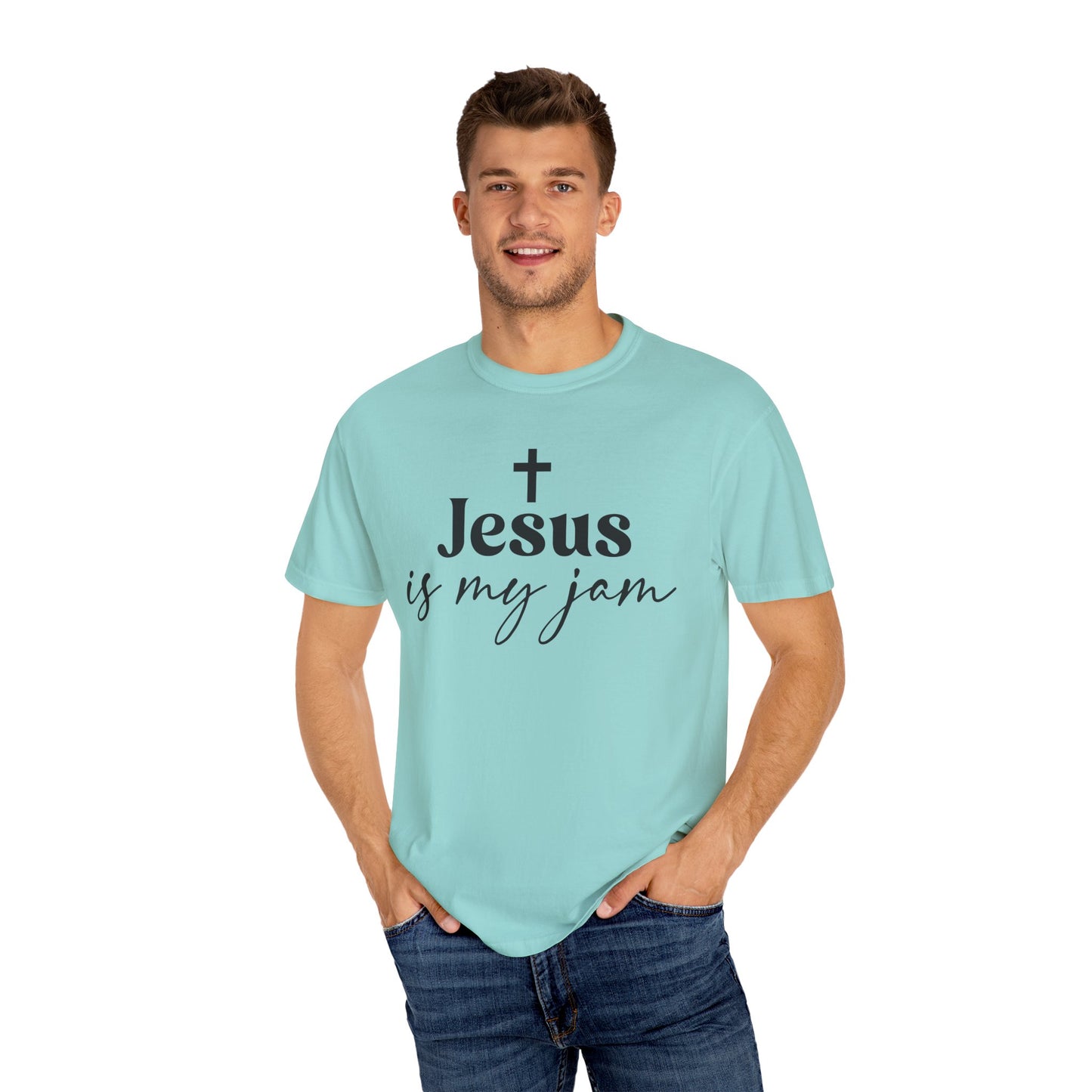 Unisex Garment-Dyed T-shirt, Christian Apparel, Jesus tee, Faith based apparel, Christian gift