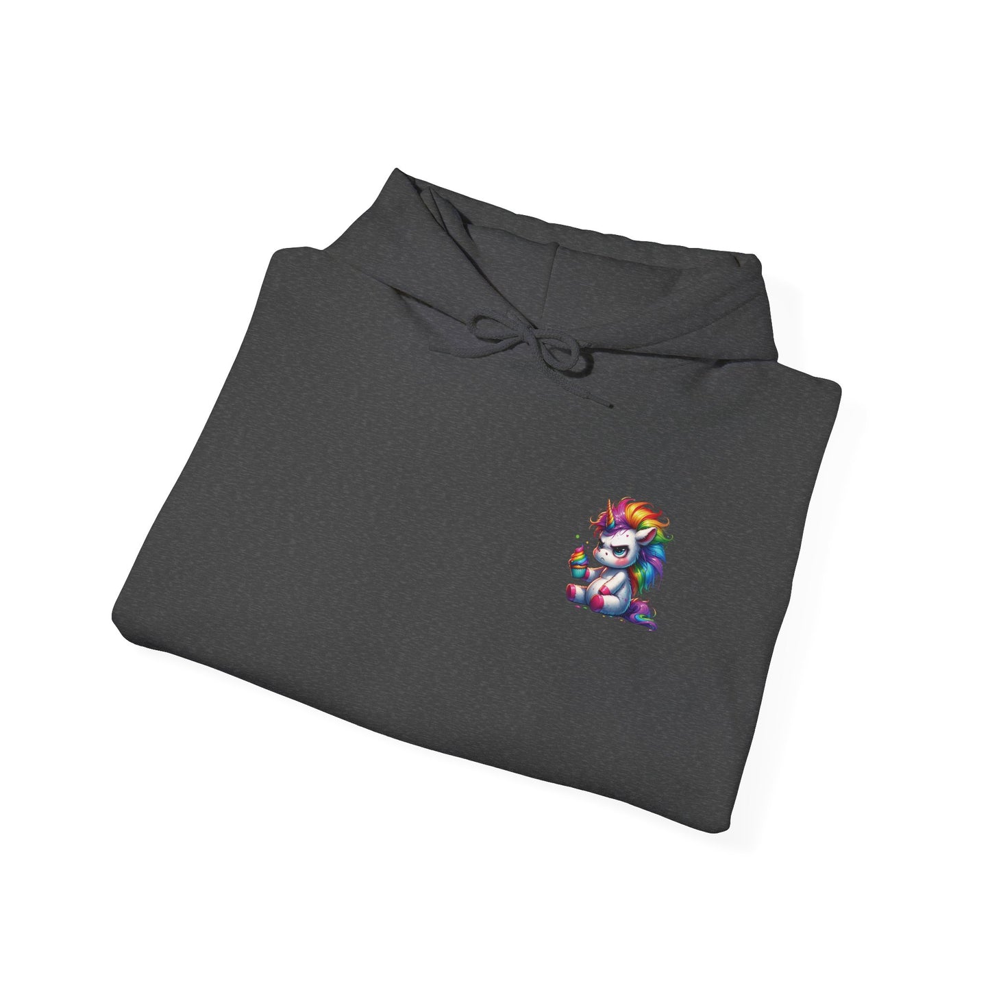 Rainbow Unicorn Hooded Sweatshirt, Cozy Sweatshirt, Funny Gift, Cute Hooded Top, Fun Unicorn Apparel, Winter Fashion, Trendy Streetwear