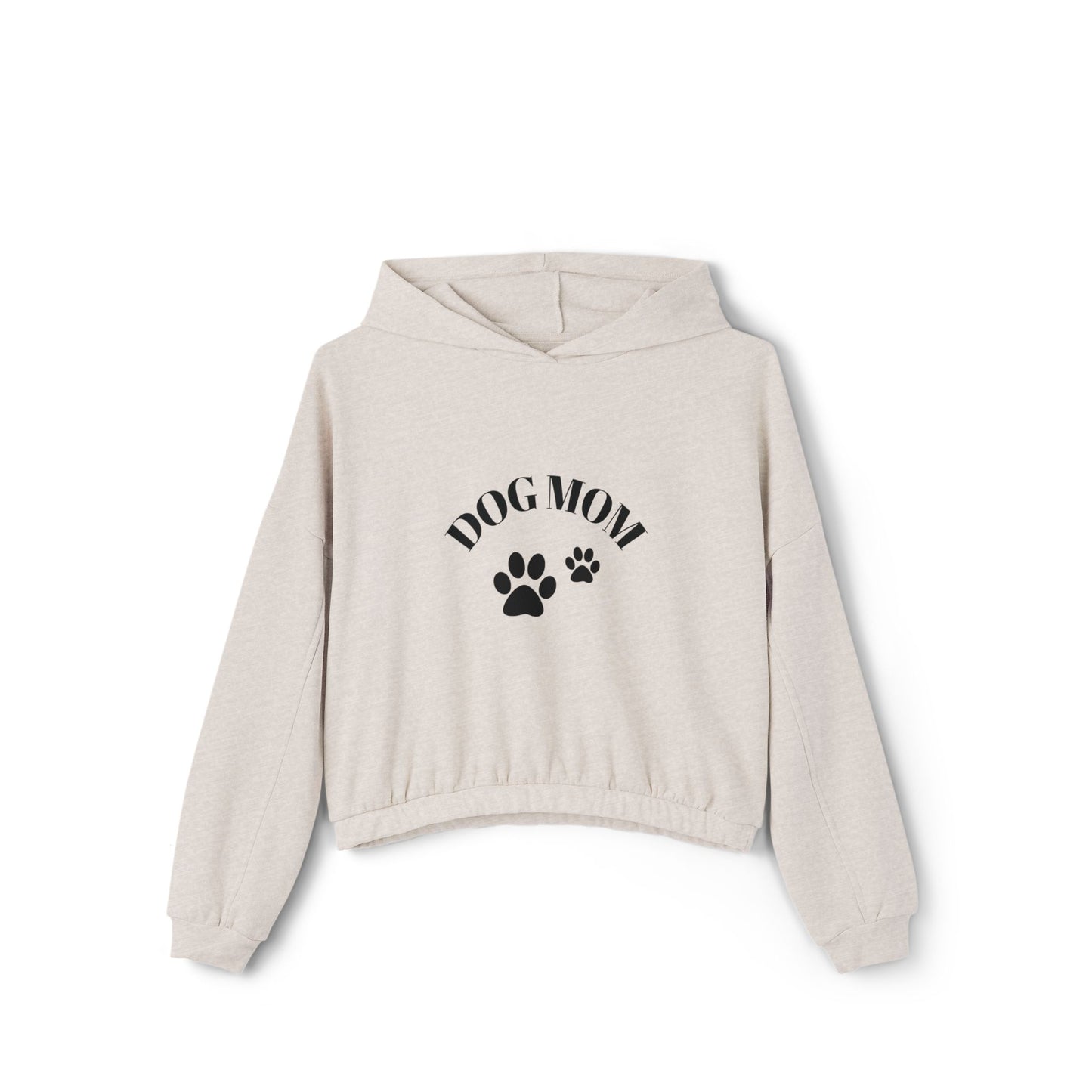 Stylish Dog Mom Hoodie, Cozy Women's Hoodie, Pet Lover Gift, Cinched Sweatshirt for Moms, Casual Everyday Wear, Dog Owner Apparel