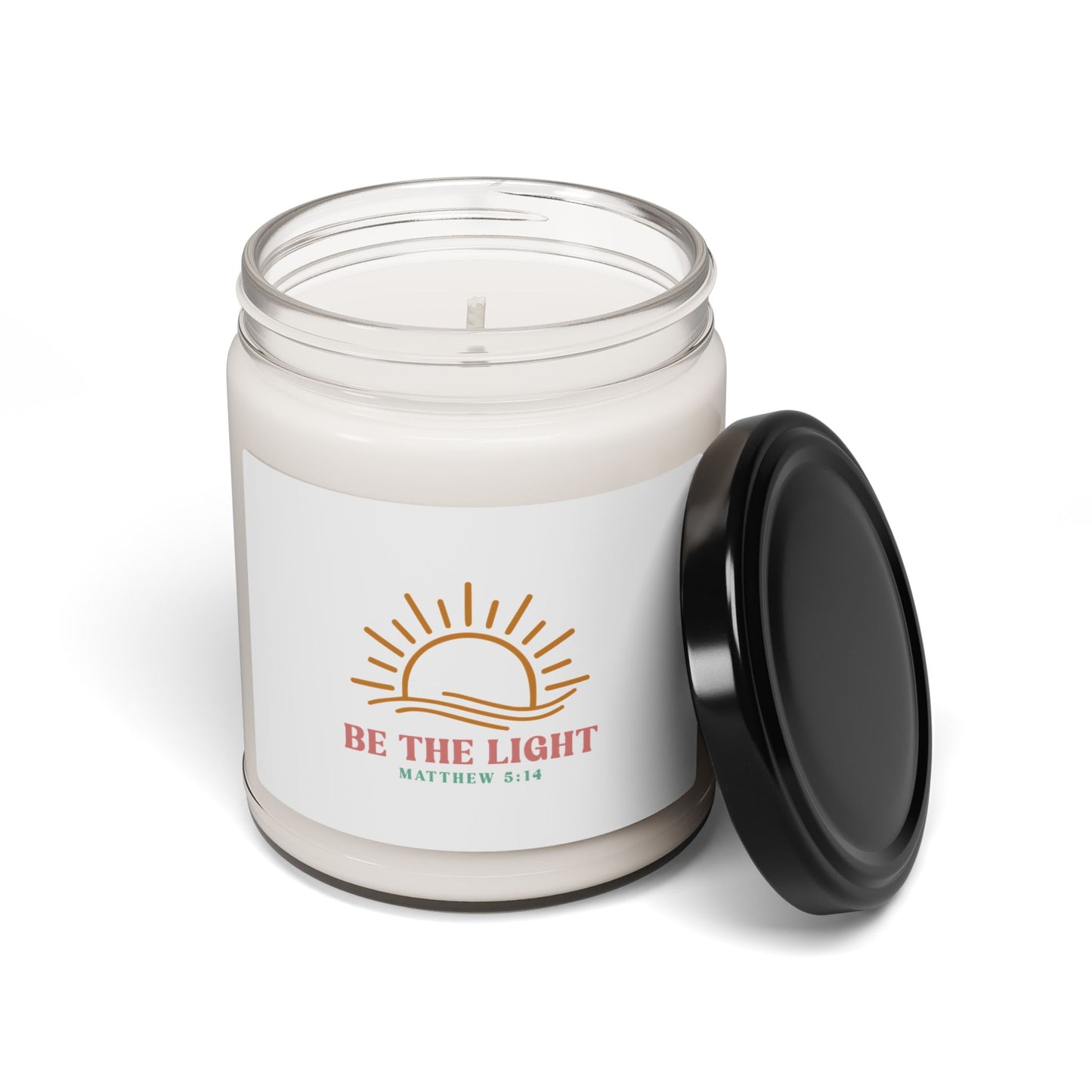 Scented Soy Candle, Be The Light, Inspirational Candle, Home Fragrance, Gift for Her, Relaxation, Motivational Decor