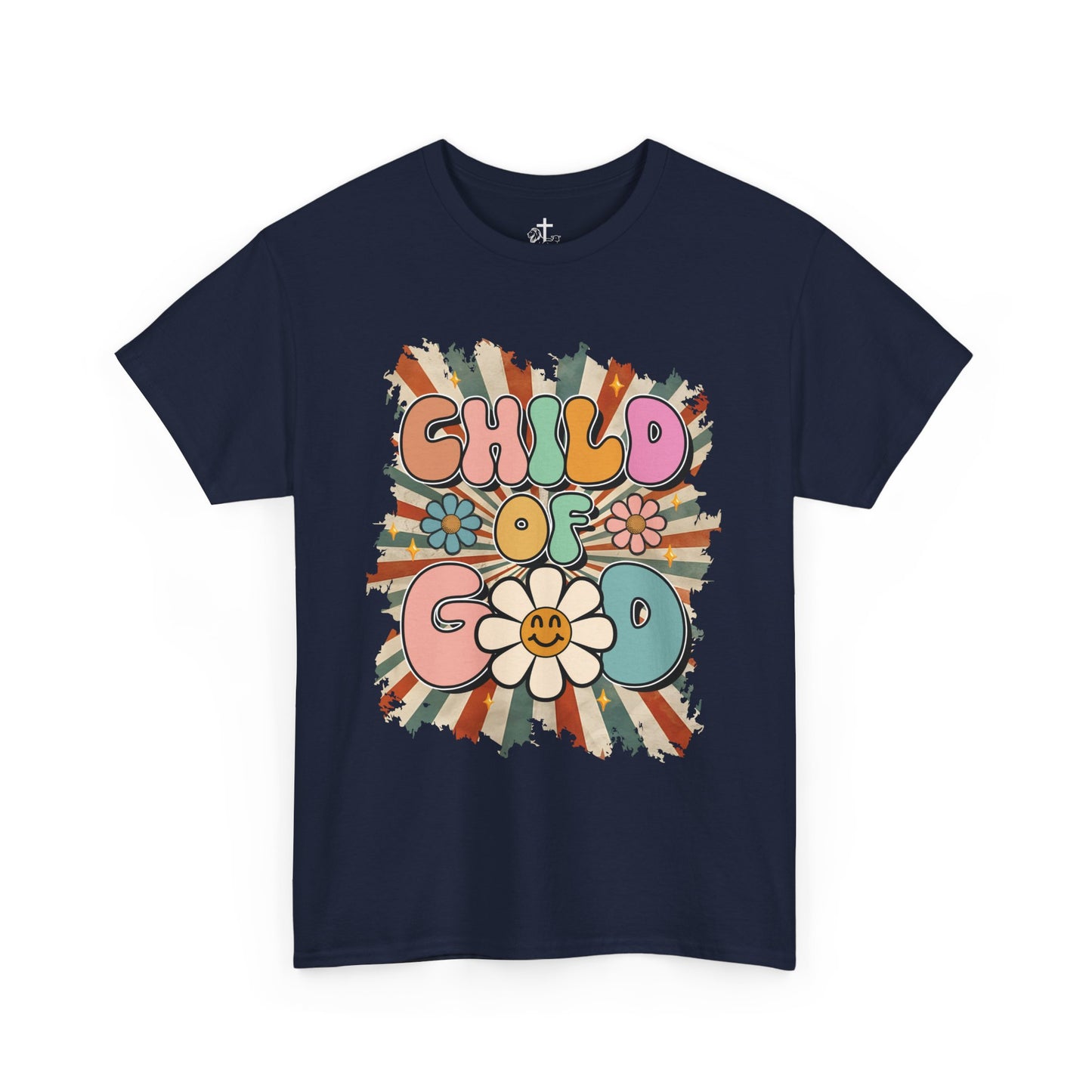 Child of God Unisex Heavy Cotton Tee - Vintage Vibe, Boho Fashion, Gift for Friends, Summer Style, Eco-Friendly T-Shirt