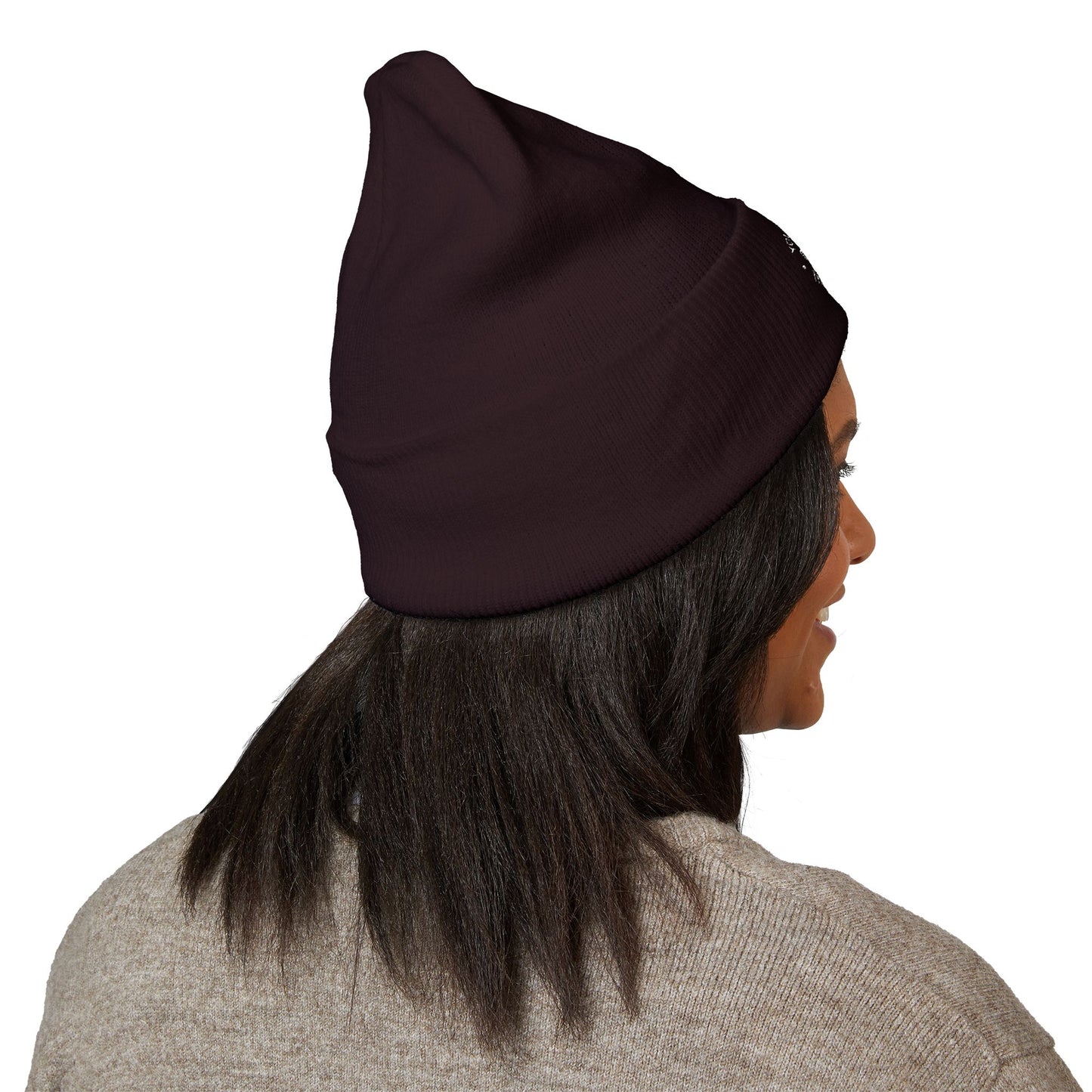 Cozy Cuffed Beanie with Embroidery, Fashion Accessory, Winter Gift, Outdoor Gear, Warm Headwear, Casual Style