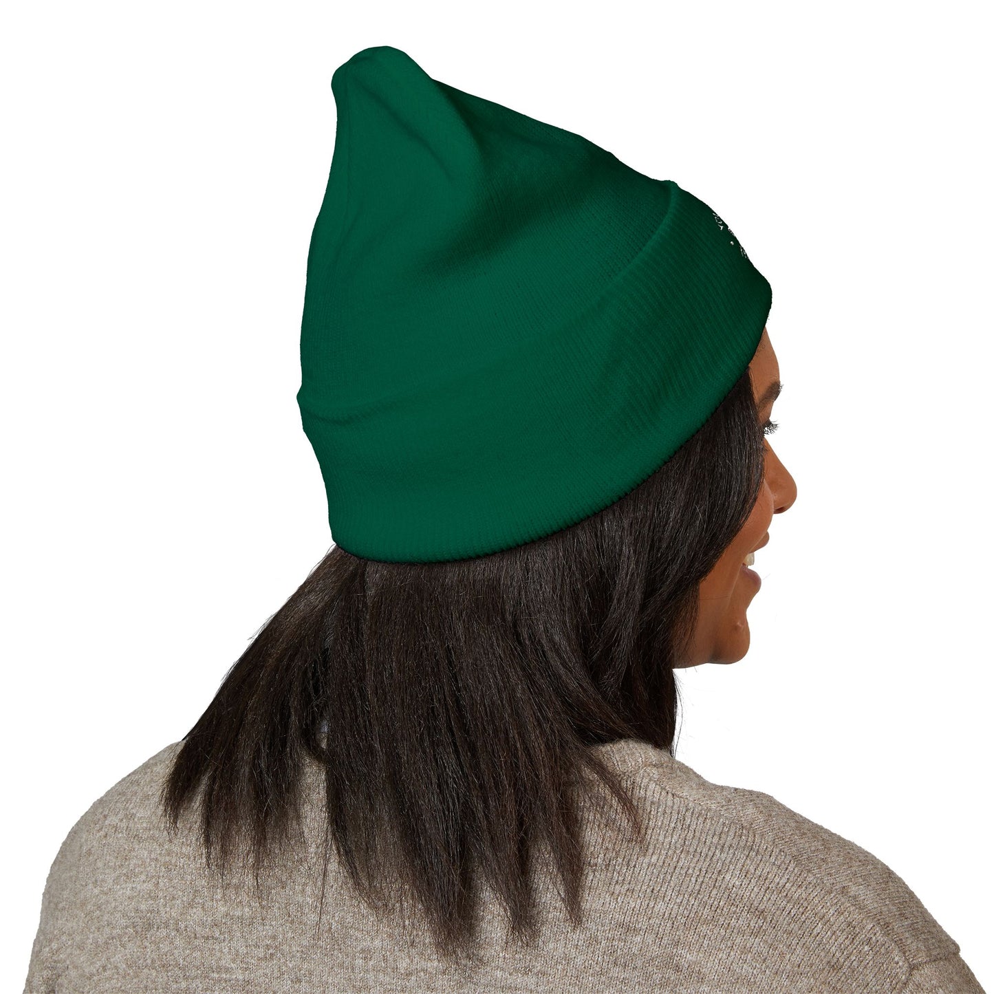Cozy Cuffed Beanie with Embroidery, Fashion Accessory, Winter Gift, Outdoor Gear, Warm Headwear, Casual Style