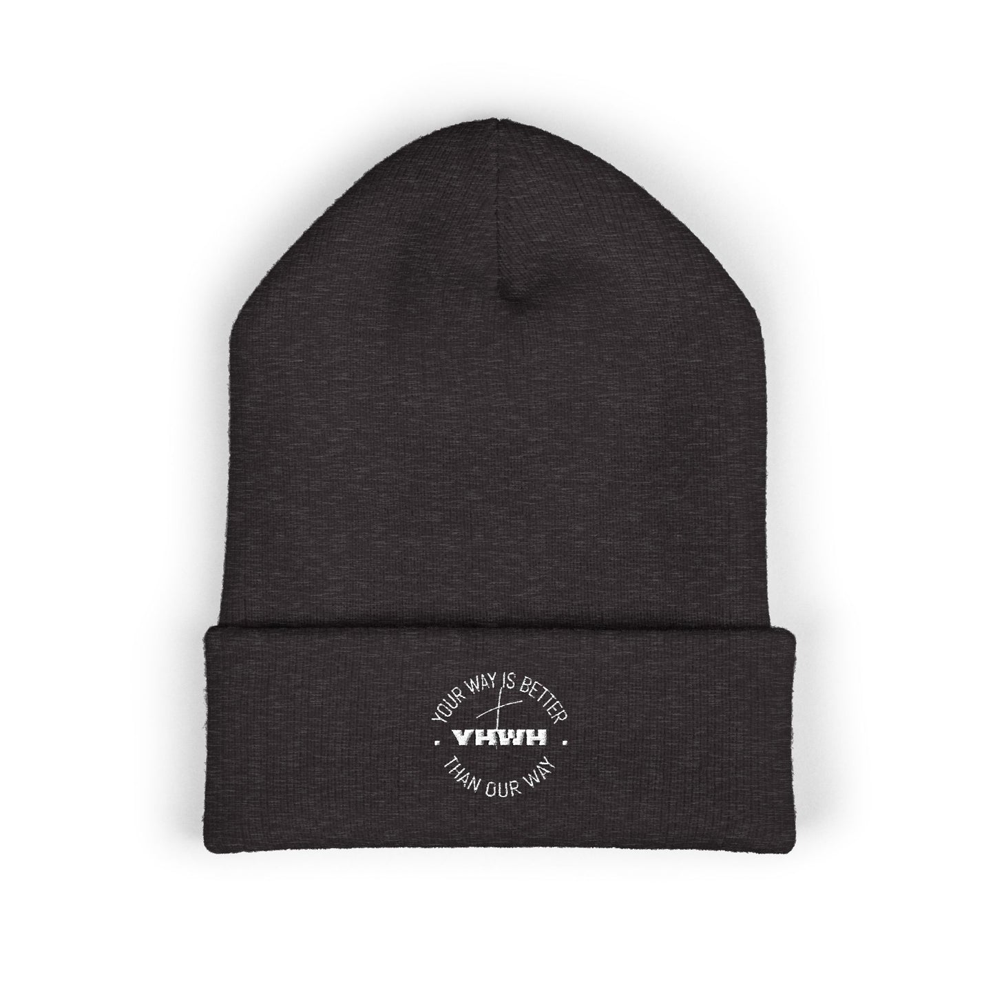 Cozy Cuffed Beanie with Embroidery, Fashion Accessory, Winter Gift, Outdoor Gear, Warm Headwear, Casual Style