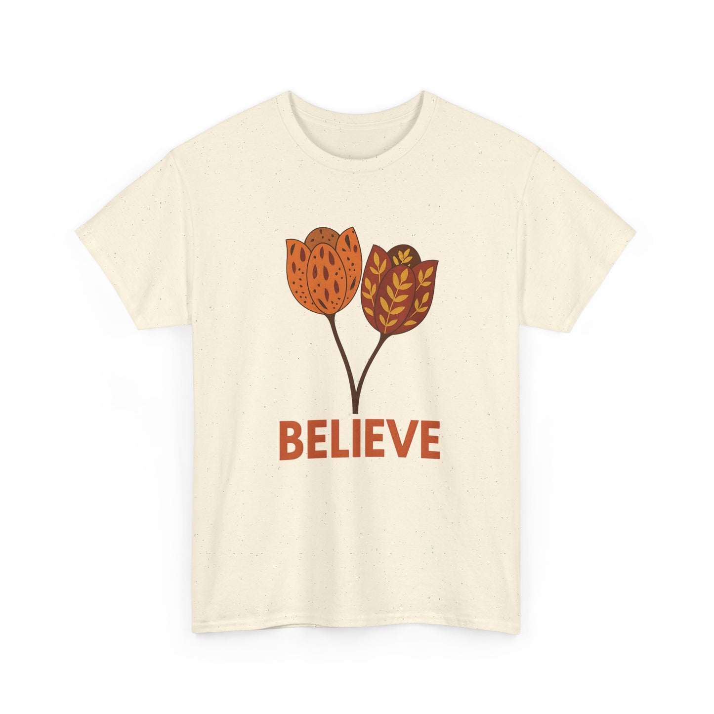 Believe in Yourself Floral Tee, Inspirational Shirt, Motivational Gift, Everyday Wear, Perfect for Spring