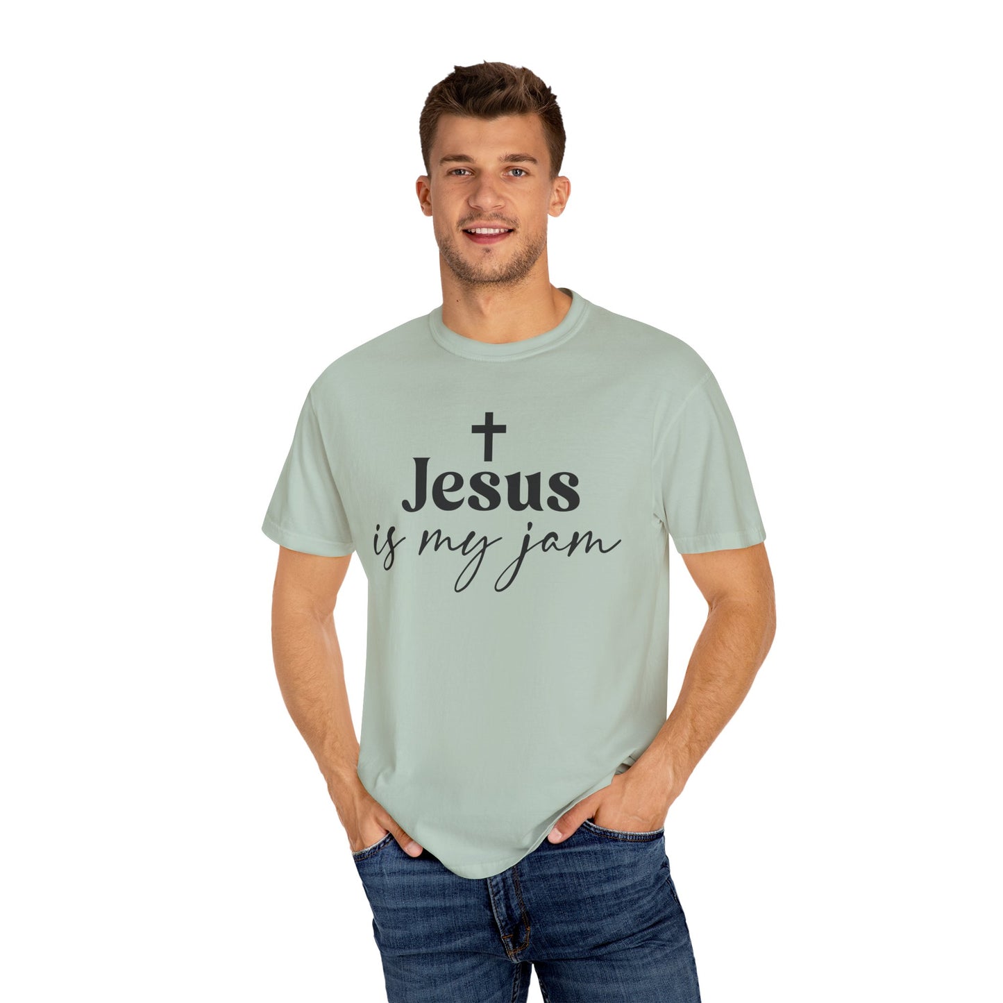 Unisex Garment-Dyed T-shirt, Christian Apparel, Jesus tee, Faith based apparel, Christian gift