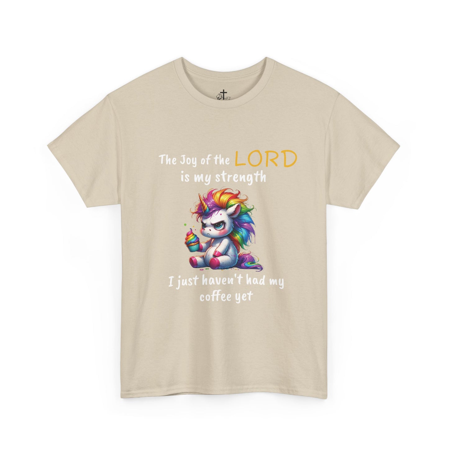 Christian Unisex Tee - Colorful Strength Design, Inspirational Gift, Coffee Lovers T-Shirt, Faith-Based Apparel, Casual Wear, funny tee