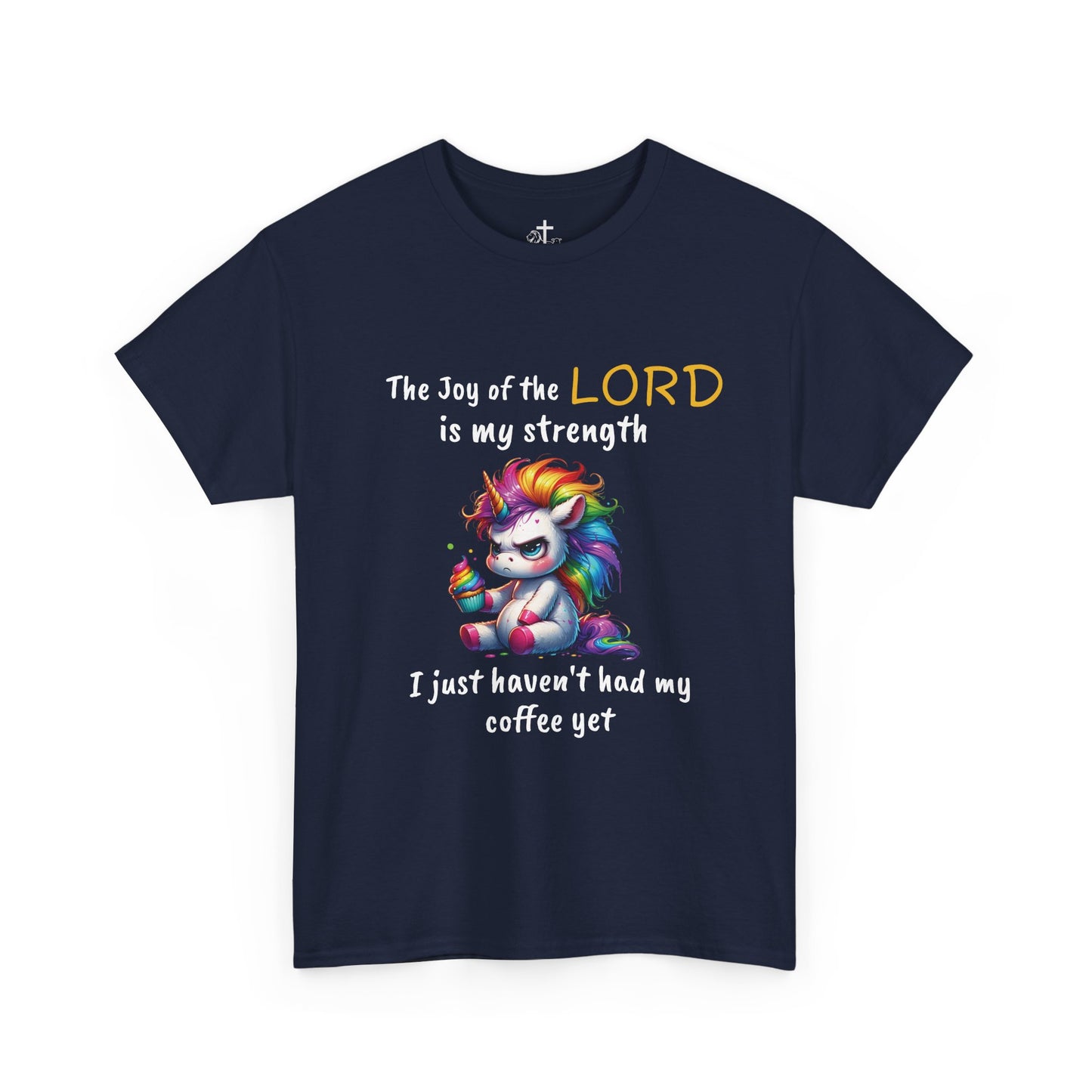 Christian Unisex Tee - Colorful Strength Design, Inspirational Gift, Coffee Lovers T-Shirt, Faith-Based Apparel, Casual Wear, funny tee