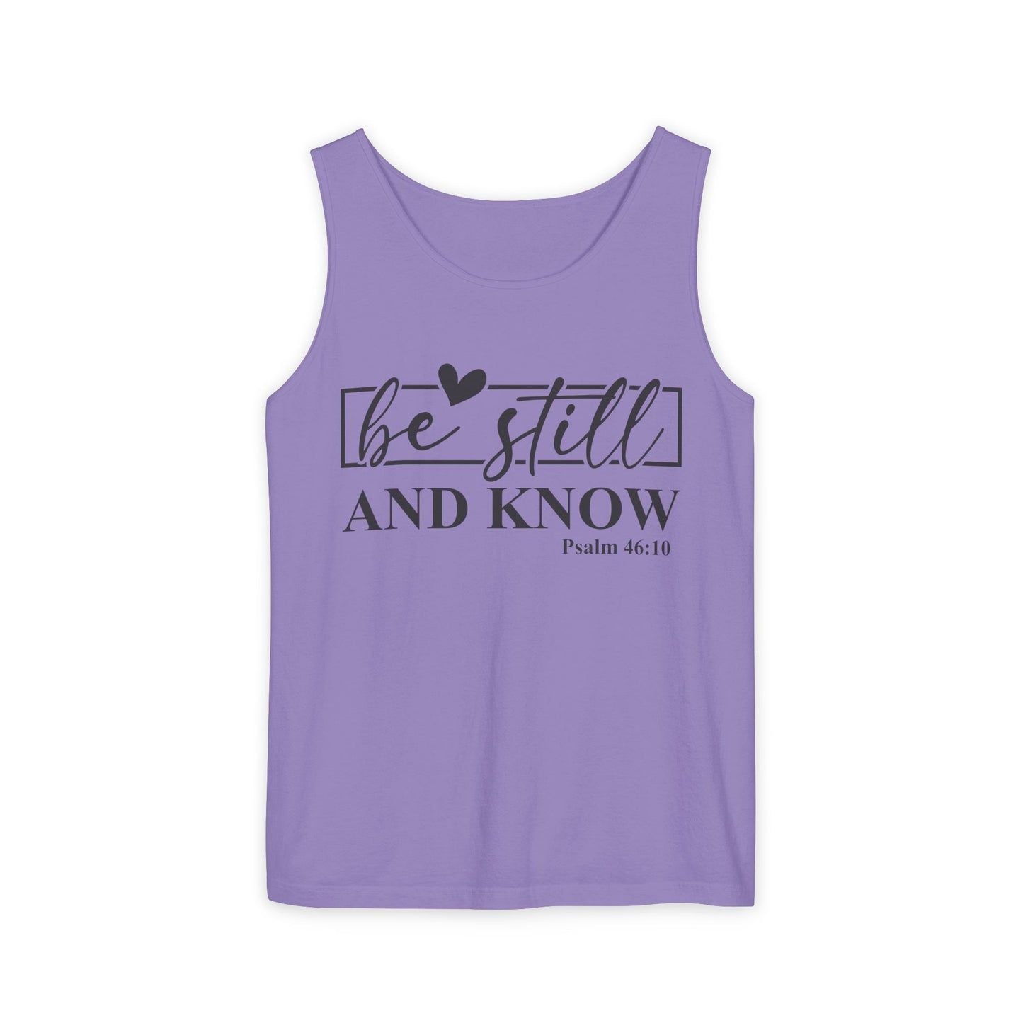 Faith-Inspiring Unisex Tank Top, Summer Apparel, Inspirational Gift, Bible Verse Top, Relaxed Fit, Perfect for Church Events