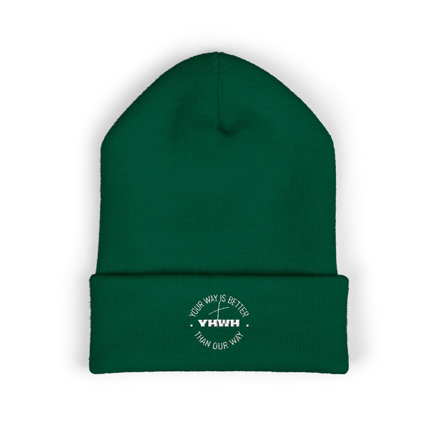 Cozy Cuffed Beanie with Embroidery, Fashion Accessory, Winter Gift, Outdoor Gear, Warm Headwear, Casual Style