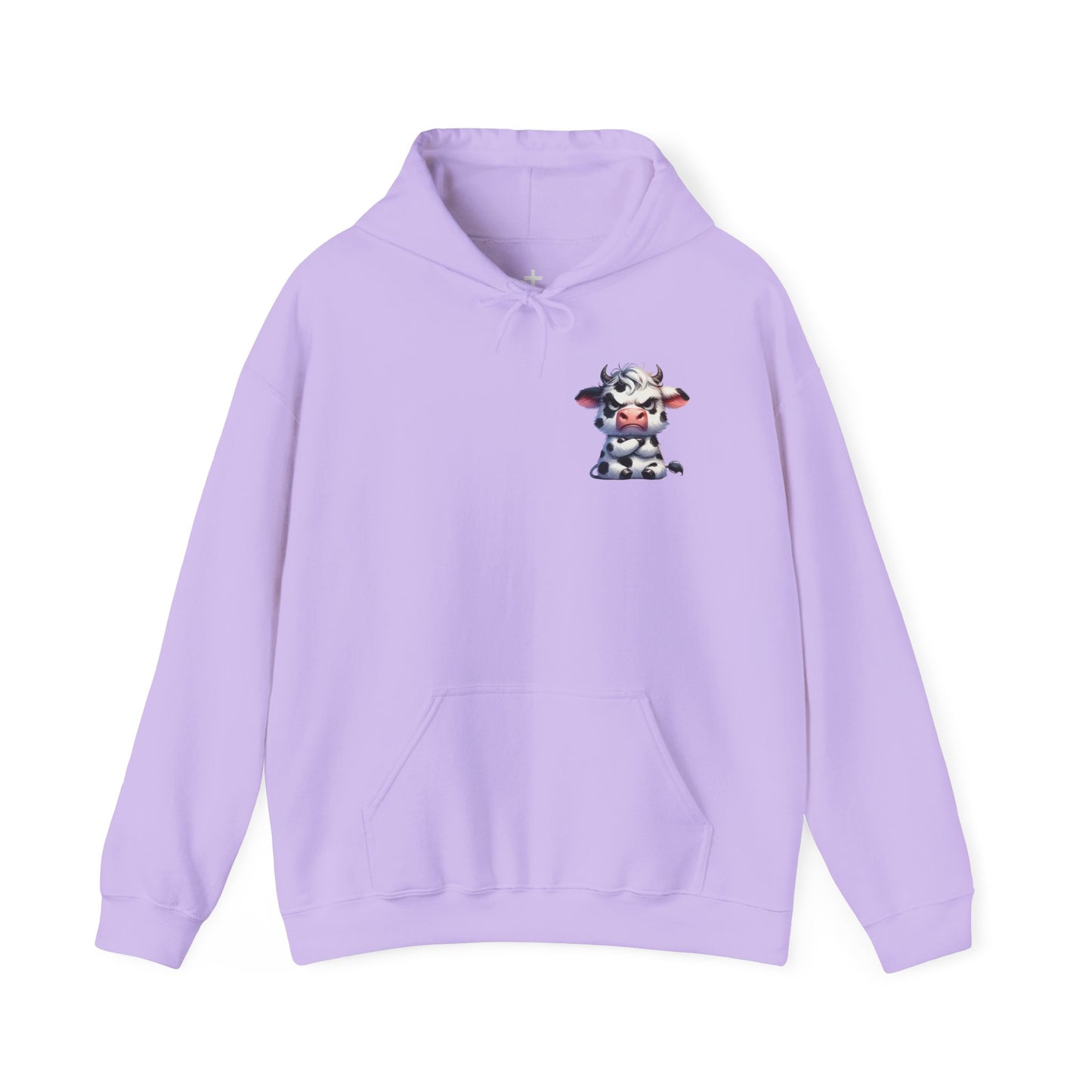 Cute Cow Graphic Hoodie, Cozy Sweatshirt for Animal Lovers, Perfect Gift for Birthdays, Farm-Themed Apparel, Unisex Fashion