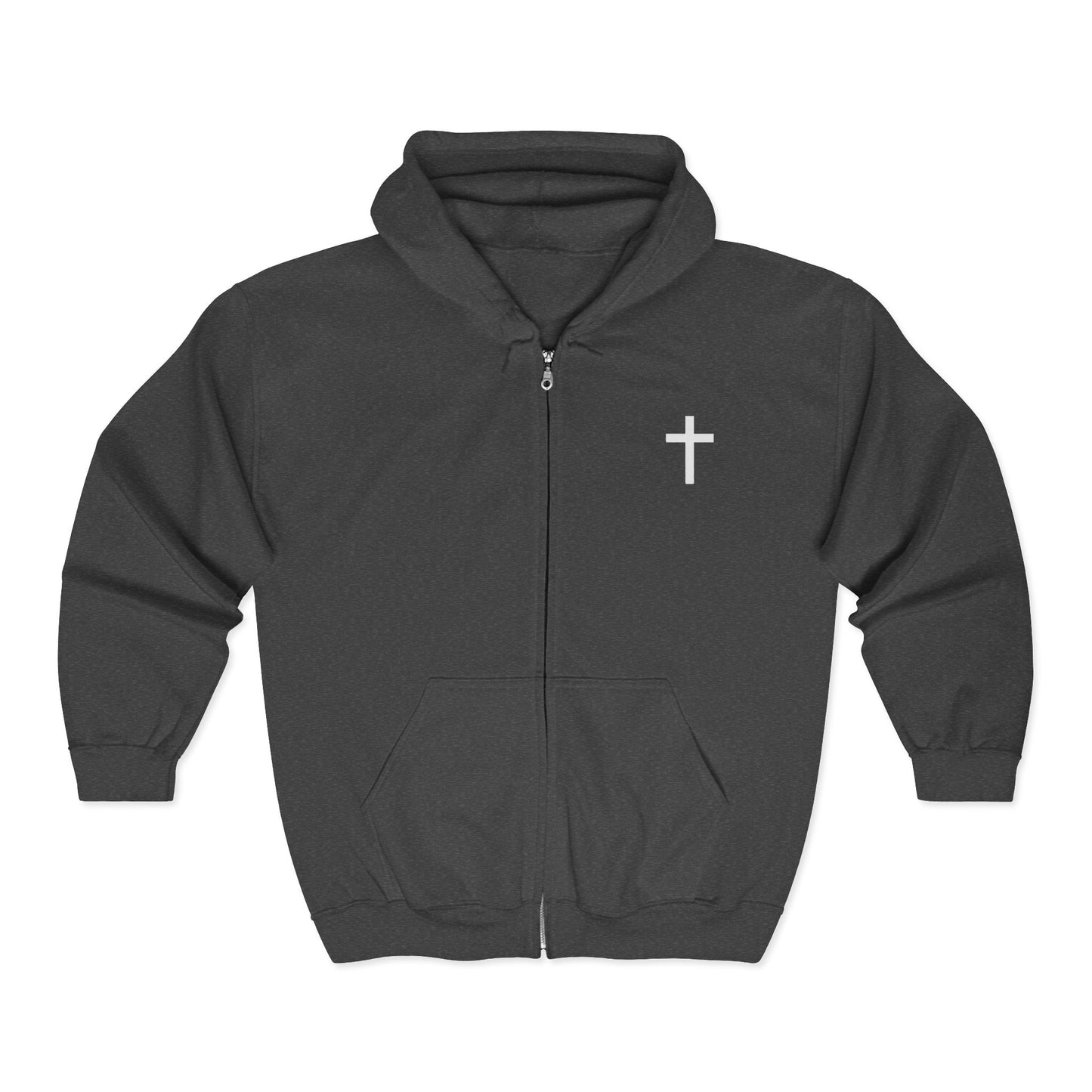 Amen Zip Hoodie for Casual Comfort, Perfect Gift for Religious Events, Cozy Wear for Church, Unisex Hooded Sweatshirt, Christian apparel