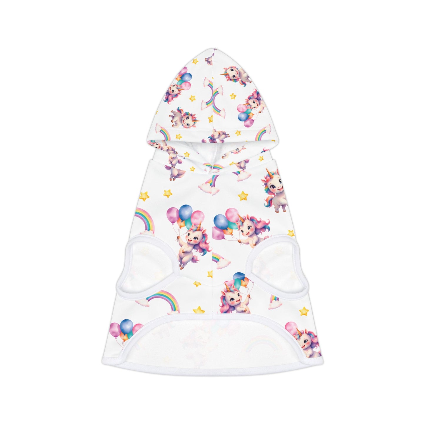Whimsical Unicorn Pet Hoodie, Cute Dog Sweater, Adorable Puppy Apparel, Fun Pet Costume, Pet Party Outfit, Birthday Dog Clothes
