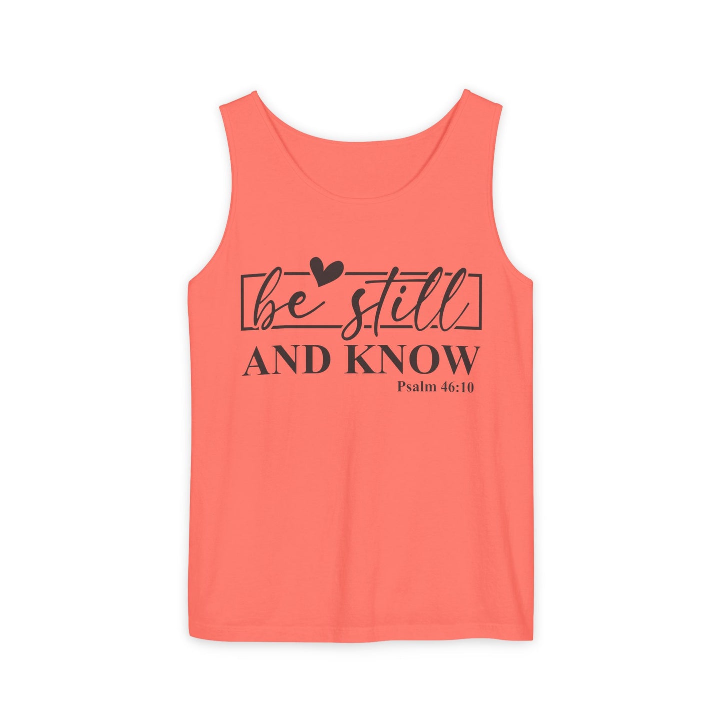 Faith-Inspiring Unisex Tank Top, Summer Apparel, Inspirational Gift, Bible Verse Top, Relaxed Fit, Perfect for Church Events