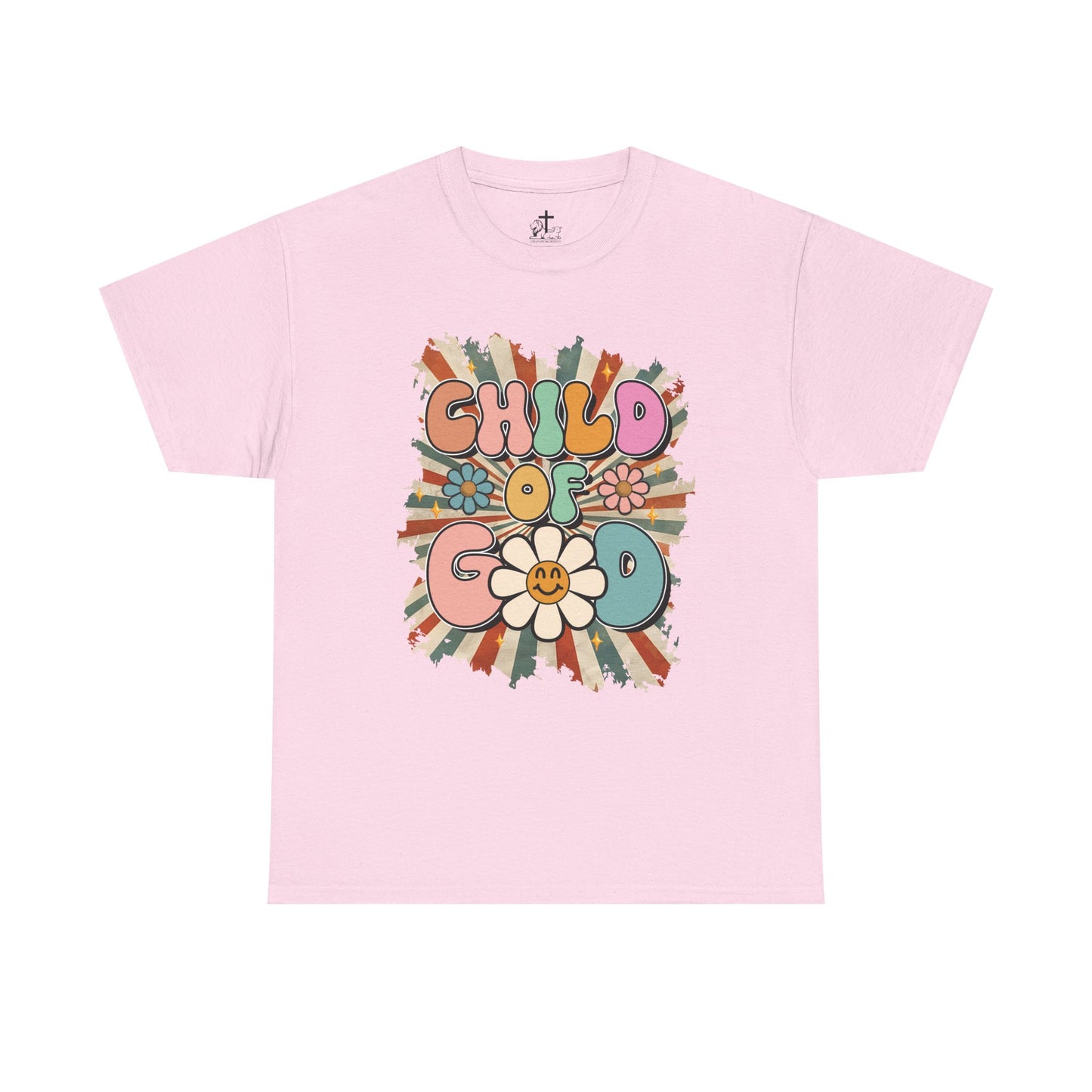 Child of God Unisex Heavy Cotton Tee - Vintage Vibe, Boho Fashion, Gift for Friends, Summer Style, Eco-Friendly T-Shirt