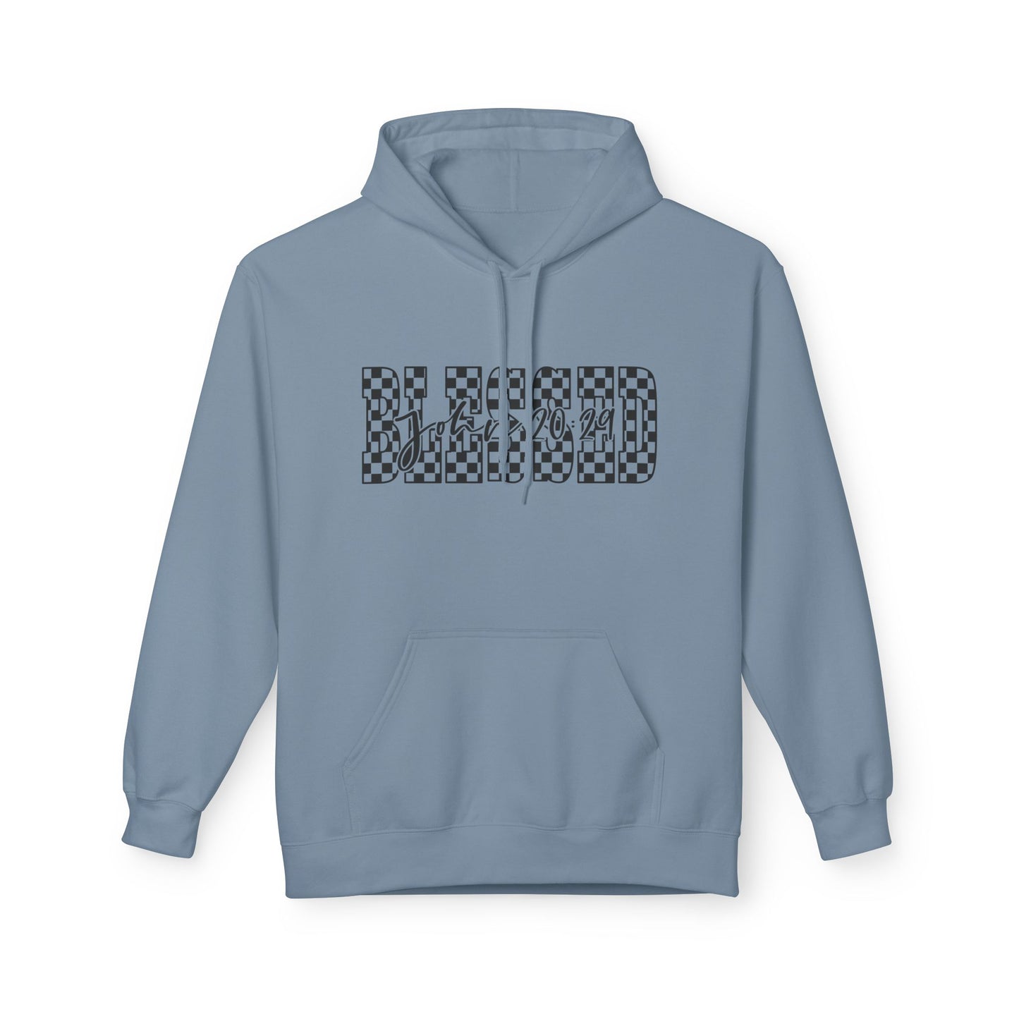 Blessed Softstyle Fleece Hoodie, Cozy Streetwear, Unisex Casual Wear, Faith-Inspired Apparel, Perfect Gift for Holidays, Everyday Comfort