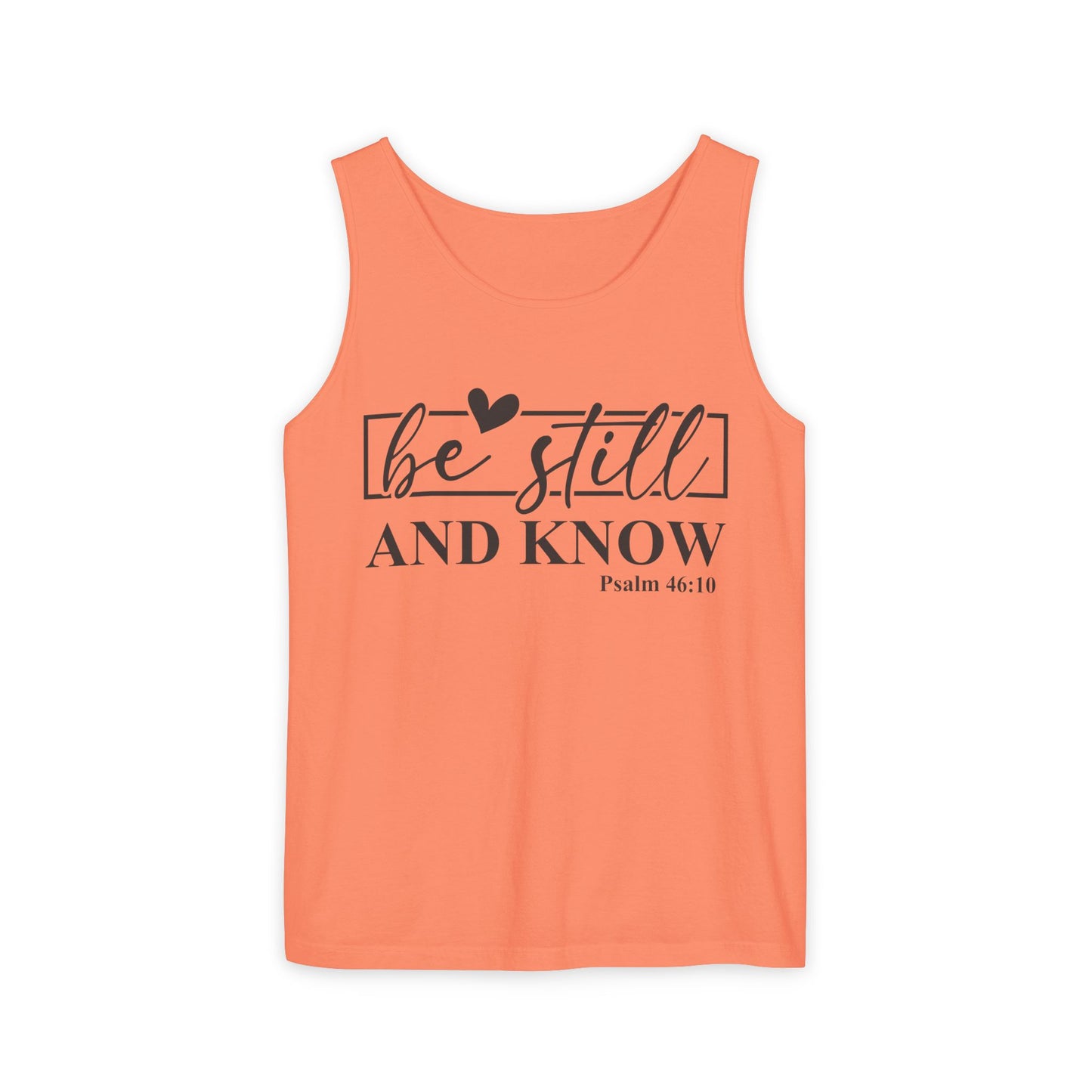 Faith-Inspiring Unisex Tank Top, Summer Apparel, Inspirational Gift, Bible Verse Top, Relaxed Fit, Perfect for Church Events