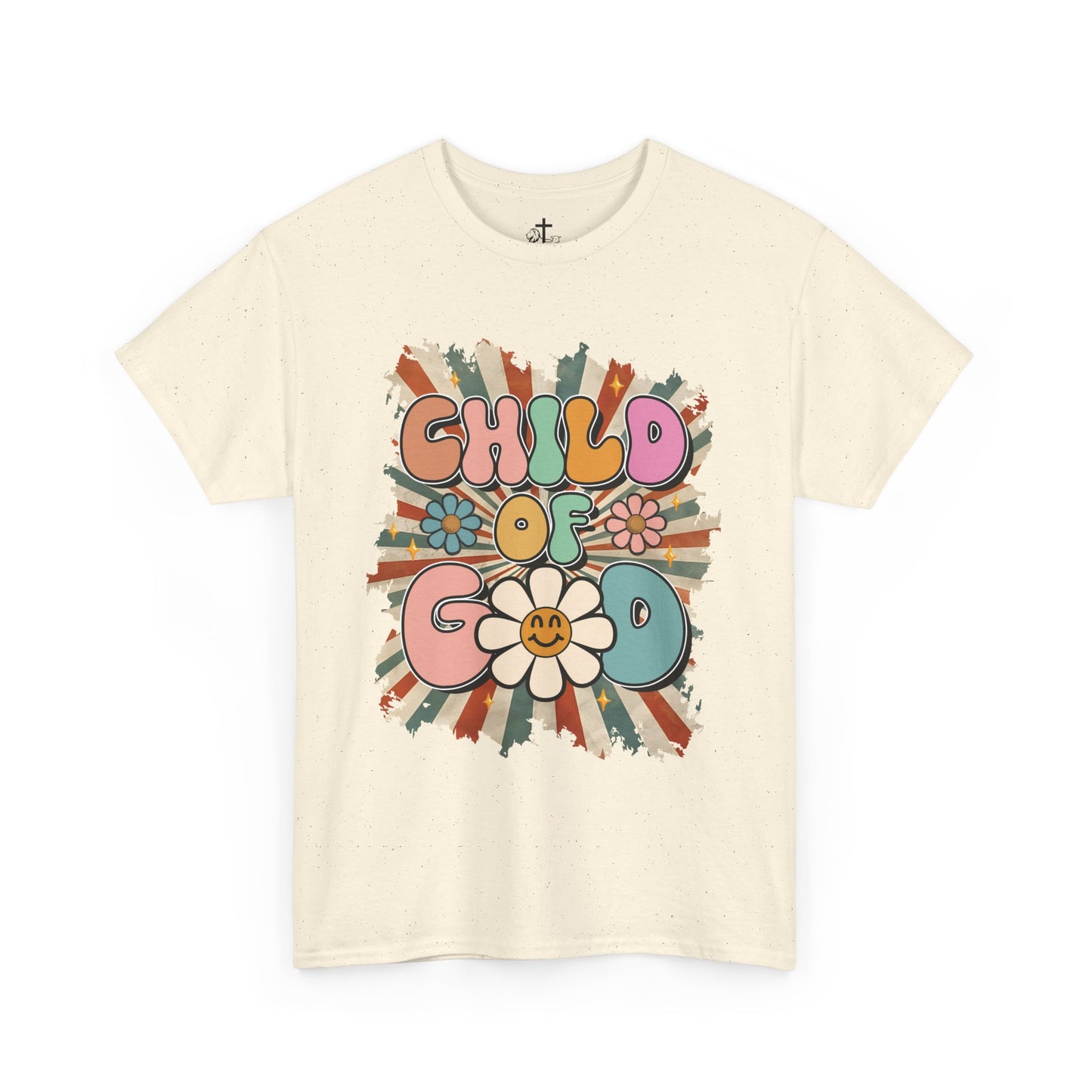 Child of God Unisex Heavy Cotton Tee - Vintage Vibe, Boho Fashion, Gift for Friends, Summer Style, Eco-Friendly T-Shirt