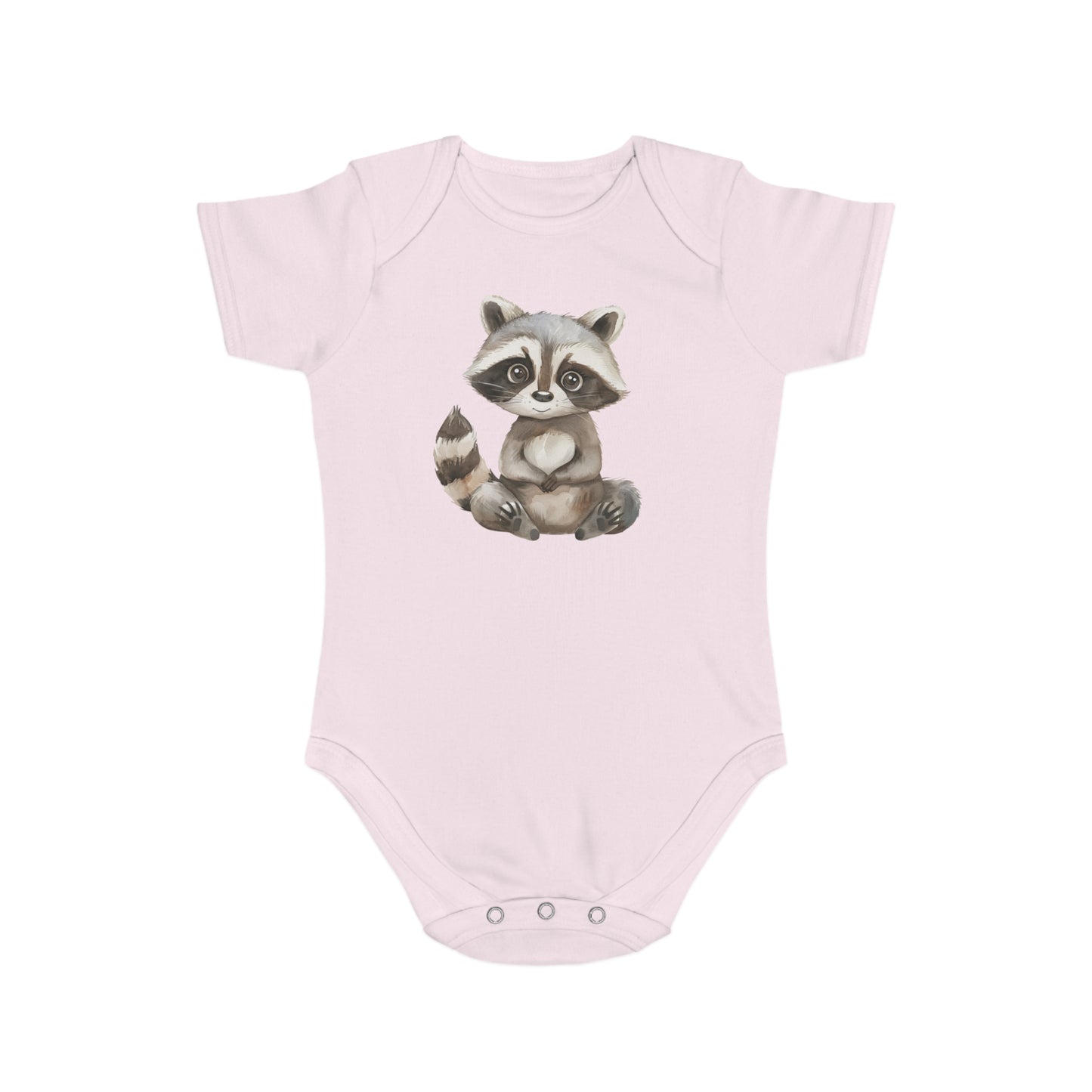 Cute Raccoon Baby Bodysuit, Adorable Infant Outfit, Woodland Theme Baby Clothes, Gift for New Parents, Baby Shower Gift