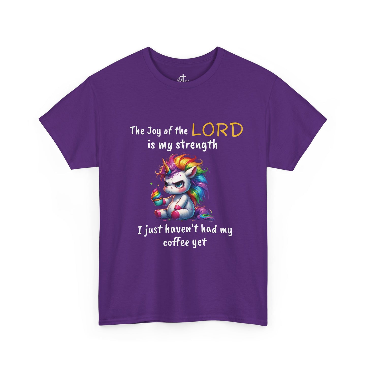 Christian Unisex Tee - Colorful Strength Design, Inspirational Gift, Coffee Lovers T-Shirt, Faith-Based Apparel, Casual Wear, funny tee