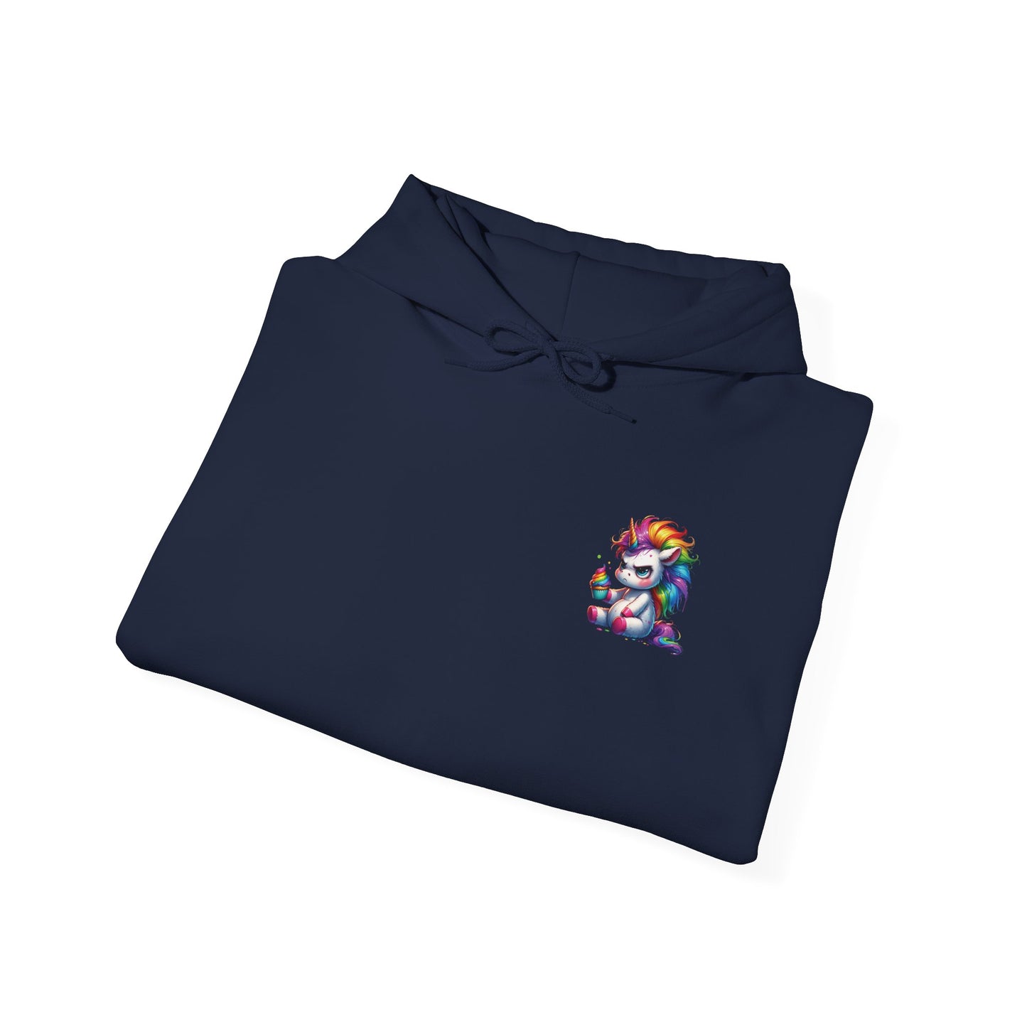 Rainbow Unicorn Hooded Sweatshirt, Cozy Sweatshirt, Funny Gift, Cute Hooded Top, Fun Unicorn Apparel, Winter Fashion, Trendy Streetwear