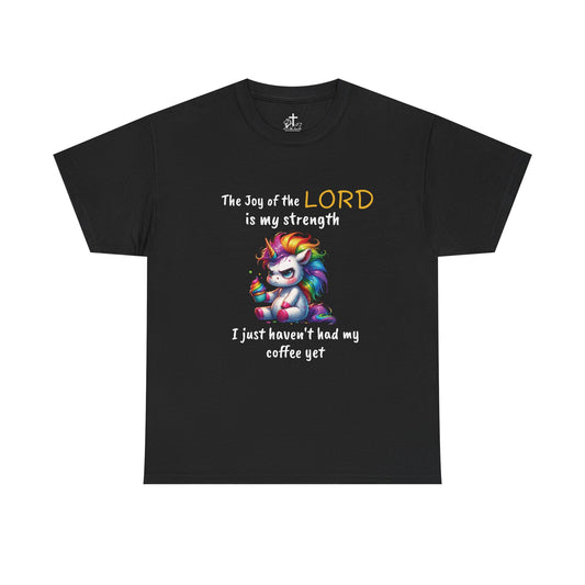 Christian Unisex Tee - Colorful Strength Design, Inspirational Gift, Coffee Lovers T-Shirt, Faith-Based Apparel, Casual Wear, funny tee