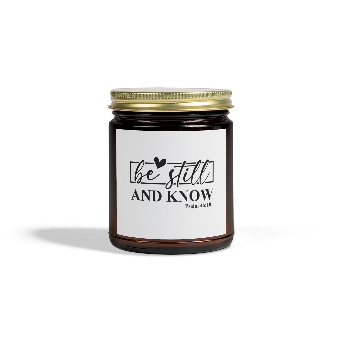 Be Still Candle - Scented Coconut Apricot Wax | Spiritual Home Decor, Gift for Mom, Meditation, Relaxation, Self-Care