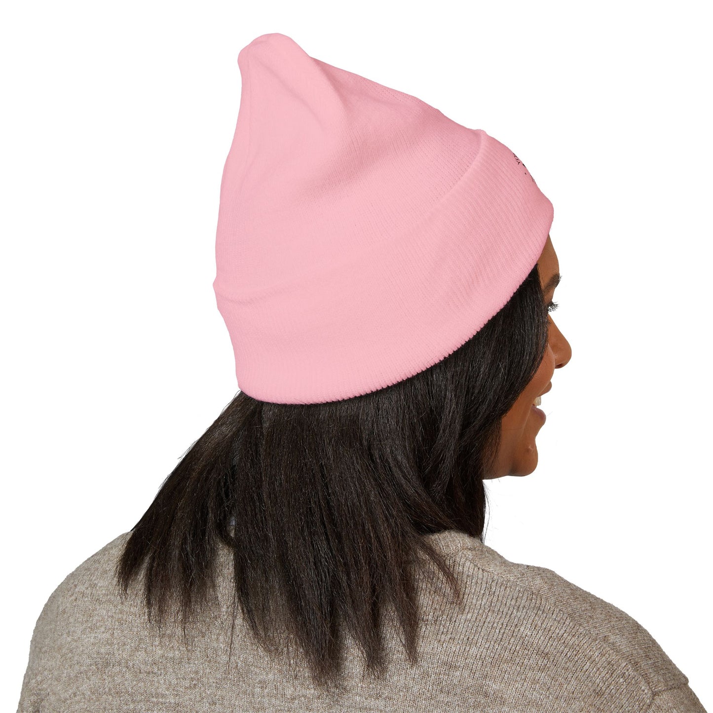 Embroidered Classic Cuffed Beanie - Stylish Winter Accessory, Unisex Knit Cap, Cozy Headwear for All Occasions, Perfect Gift for Him/Her