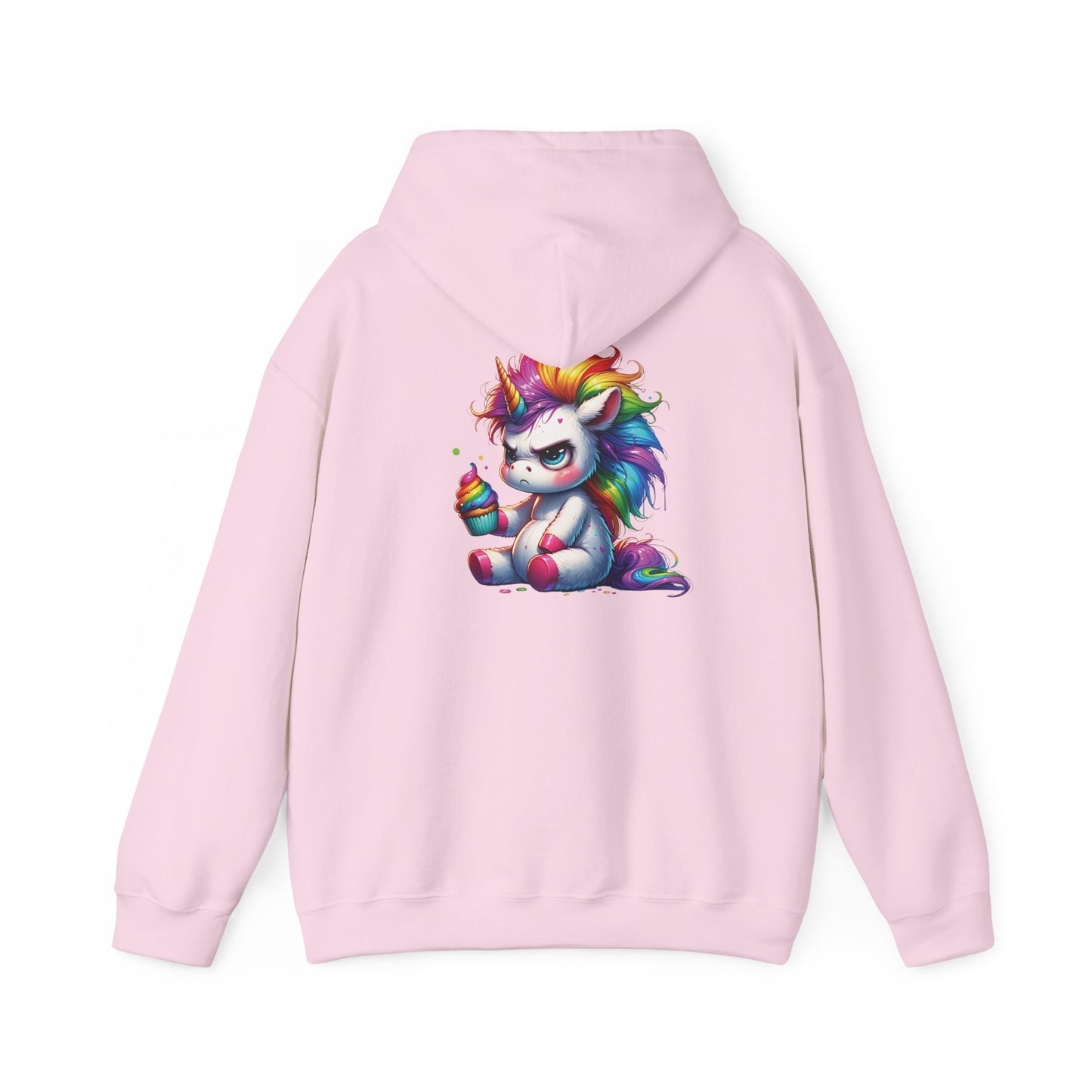 Rainbow Unicorn Hooded Sweatshirt, Cozy Sweatshirt, Funny Gift, Cute Hooded Top, Fun Unicorn Apparel, Winter Fashion, Trendy Streetwear