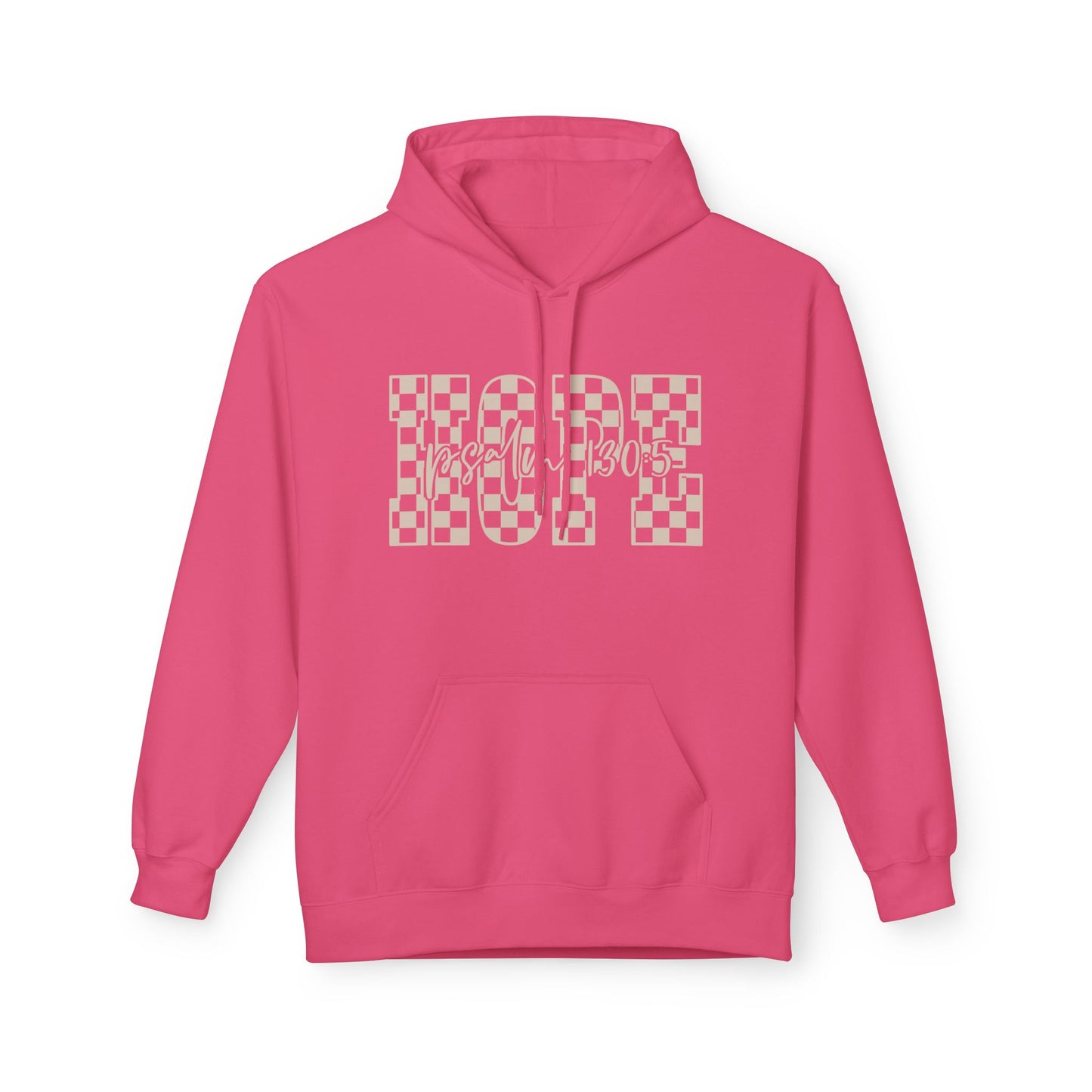 Hope Fleece Hoodie, Cozy Unisex Sweatshirt, Perfect Gift for Friends, Inspirational Apparel, Casual Wear, Self-Care Gift