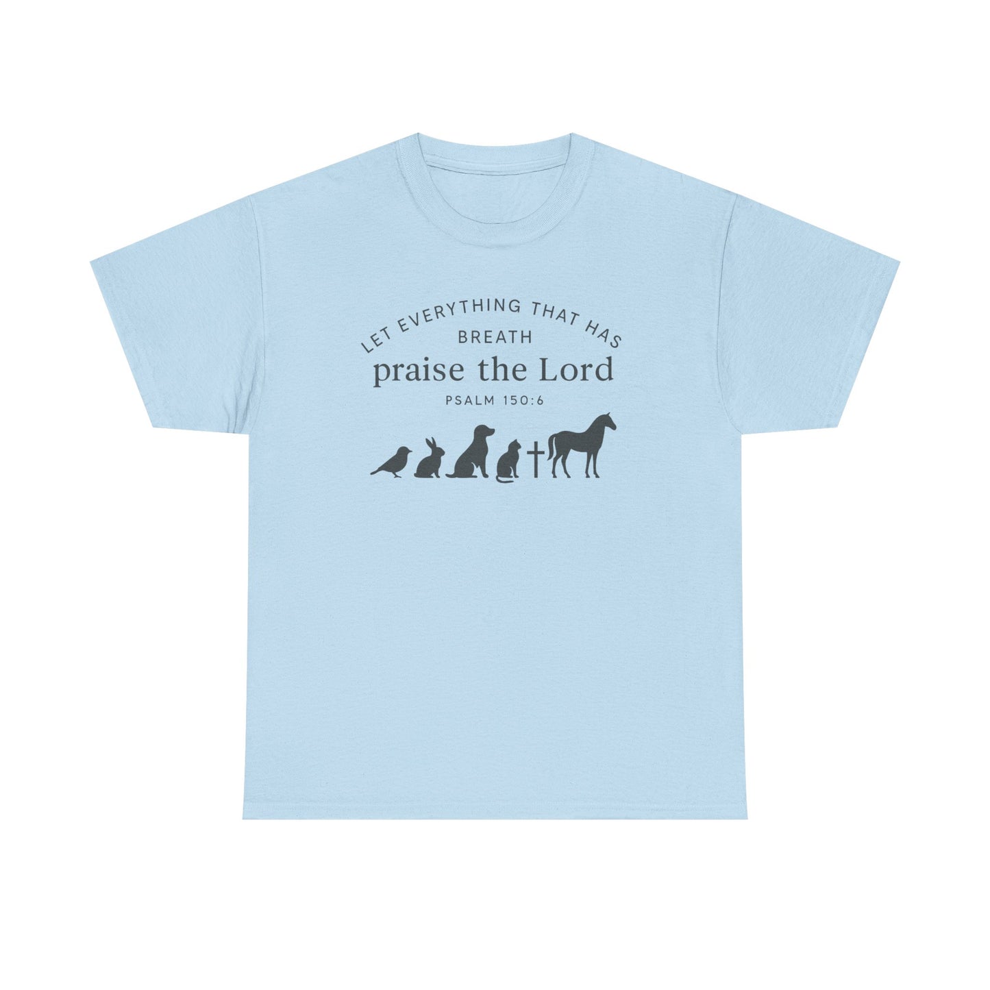 Inspirational Animal Praise Tee, Unisex Cotton T-Shirt, Christian Gifts, Nature Lover Apparel, Faith-Based Outfit