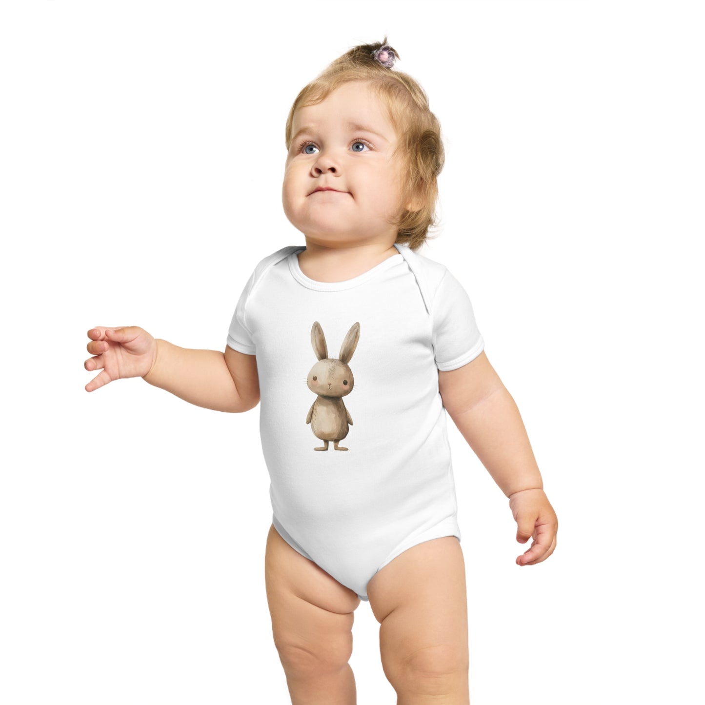 Adorable Bunny Baby Bodysuit, Cute Infant Outfit, Baby Shower Gift, Newborn Clothing, Toddler Wear, Easter Outfit