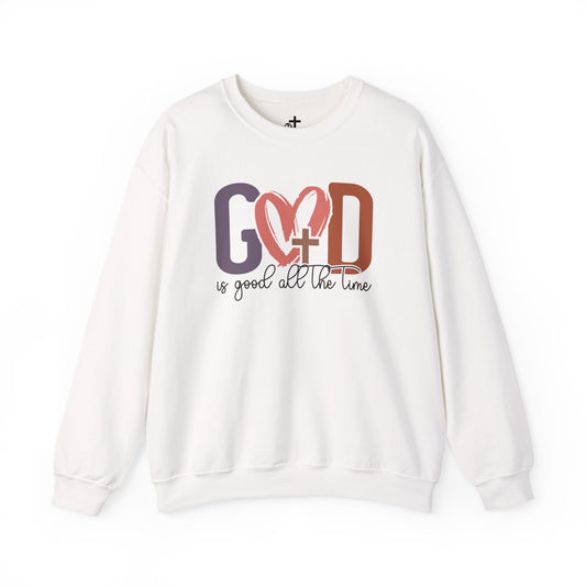 Faith-Inspired Crewneck Sweatshirt - God is Good, Unisex Sweatshirt, Religious Apparel, Everyday Comfort, Inspirational Gift