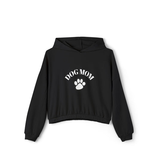 Stylish Dog Mom Hoodie, Cozy Women's Hoodie, Pet Lover Gift, Cinched Sweatshirt for Moms, Casual Everyday Wear, Dog Owner Apparel