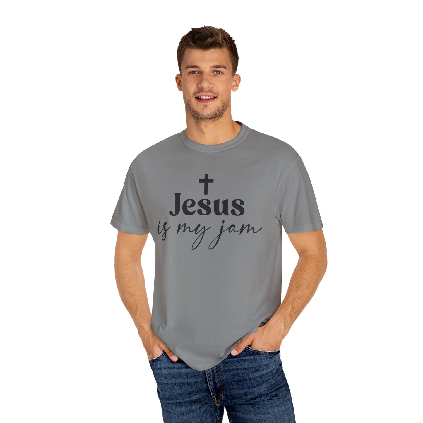 Unisex Garment-Dyed T-shirt, Christian Apparel, Jesus tee, Faith based apparel, Christian gift