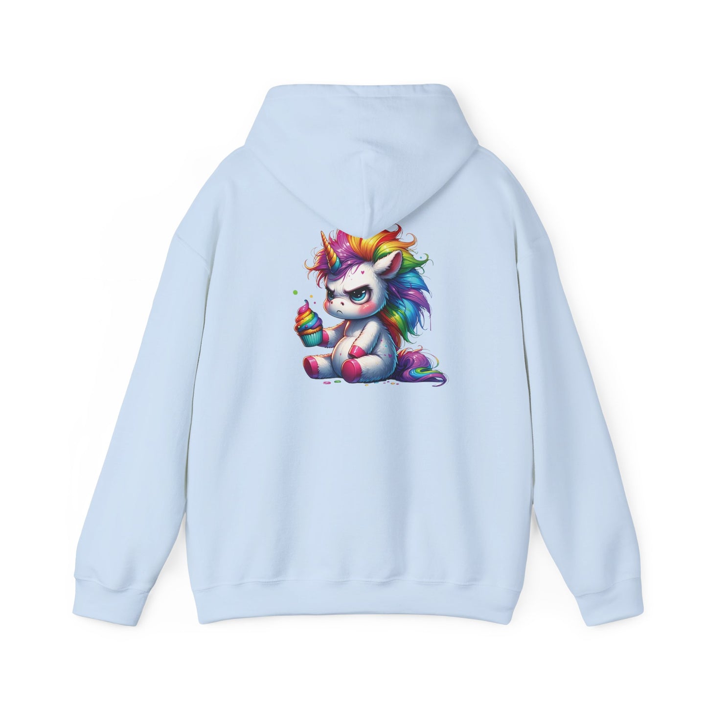 Rainbow Unicorn Hooded Sweatshirt, Cozy Sweatshirt, Funny Gift, Cute Hooded Top, Fun Unicorn Apparel, Winter Fashion, Trendy Streetwear